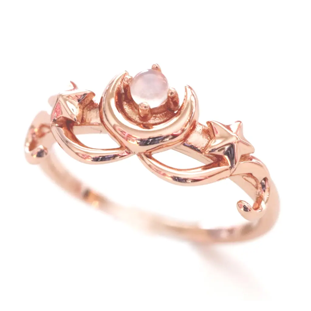 Luna Ring for Women - Elegant Rose Gold Fashion Jewelry - Perfect for Weddings, Anniversaries & Gifts