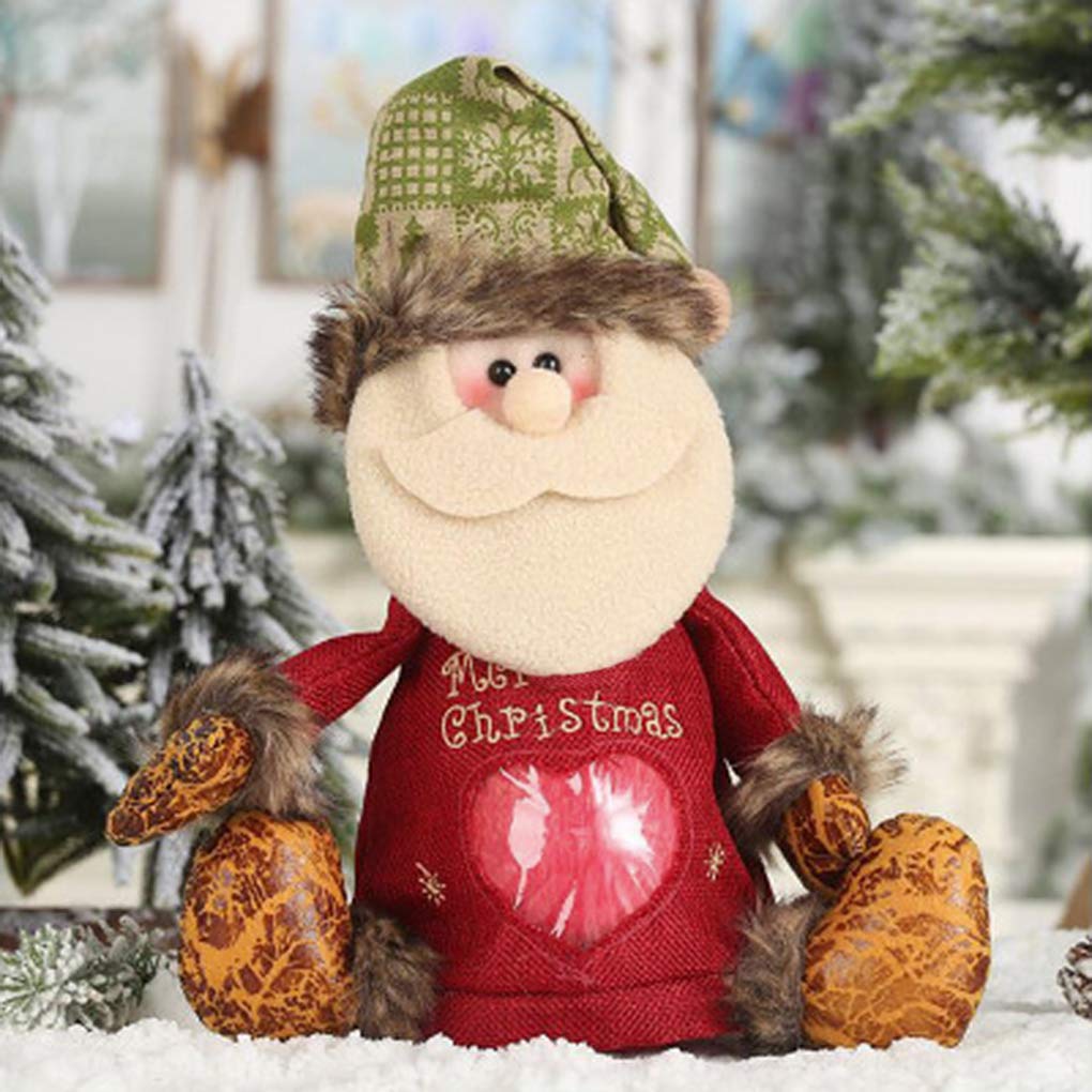 Festive Santa Claus Ornaments - Christmas Decoration for Gifts & Treat Bags