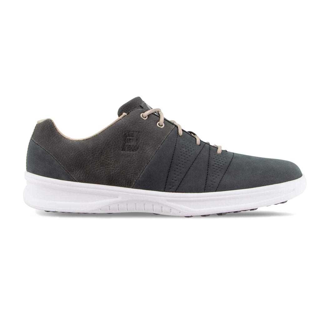 FootJoy Contour Casual Grey Men's Golf Shoes - Comfortable & Stylish Spiked Golf Footwear for Walking the Course | Perfect for Golfers, Casual Play & Outdoor Sports