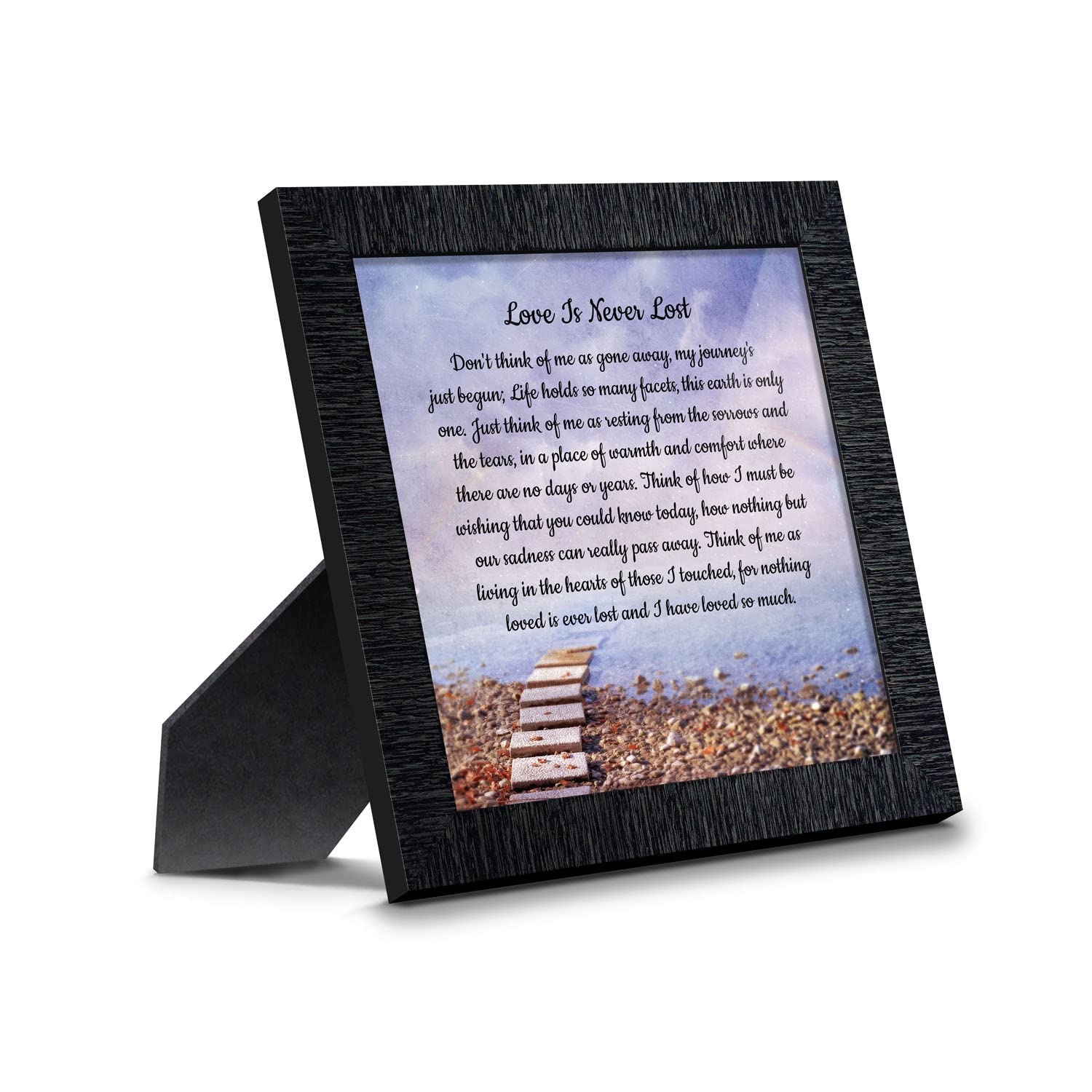 Sympathy Memorial Picture Frames - Crossroads Home Décor for Wall Display & Gift Baskets