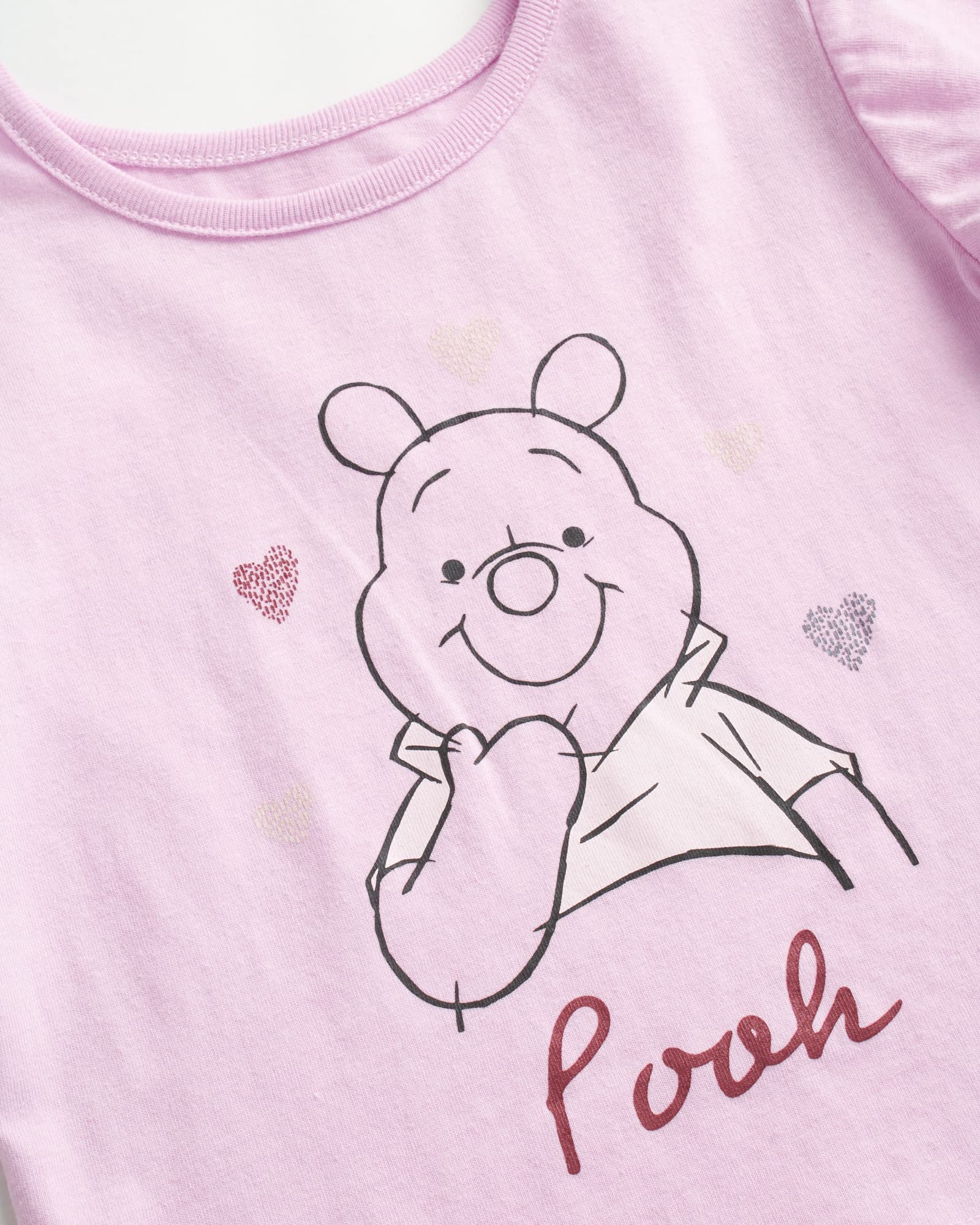 Disney Baby Girls' 3-Piece Pants Set - Minnie Mouse, Bambi & Winnie the Pooh Bodysuit, T-Shirt & Sweatpants (0-24 Months) | Cute Outfit for Playdates, Daycare & Family Photos