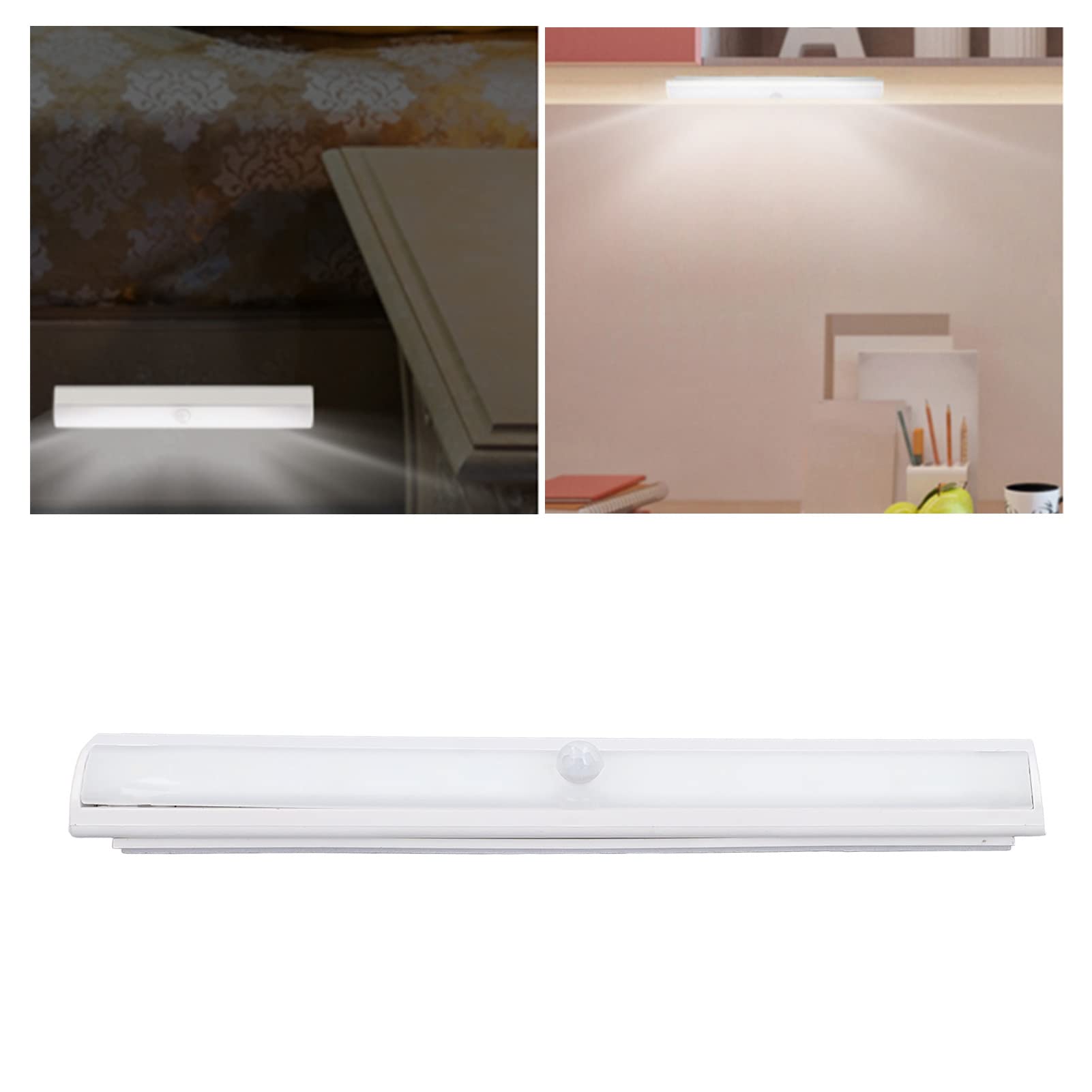 LED Motion Sensor Closet Light - Battery Powered Stick-On Night Light for Kitchen, Bedroom, Wardrobe