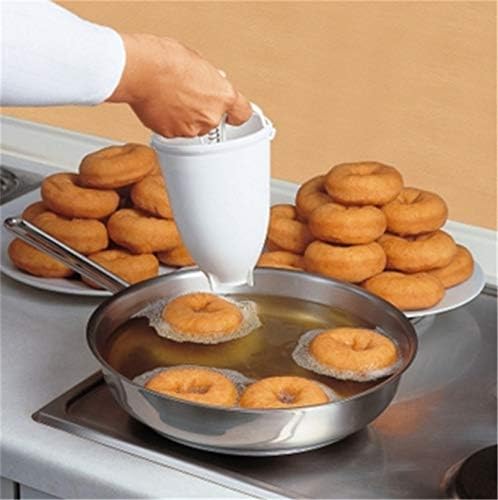 Non-Stick Plastic Donut Maker Waffle Molds - DIY Baking Tool for Homemade Donuts, Cakes & Cookies | Perfect for Birthday Parties, Kids Baking Activities & Holiday Treats