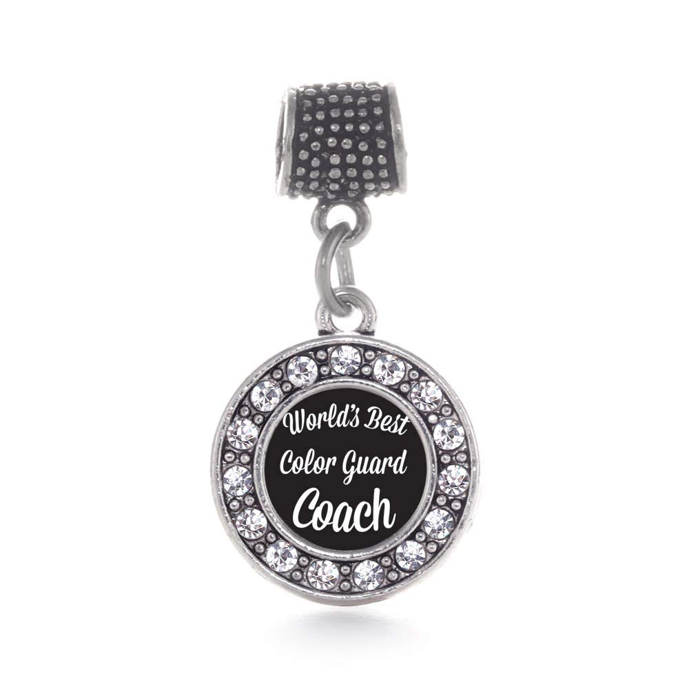 Inspired Silver - Sterling Silver Circle Charm Bracelet with Cubic Zirconia | Elegant Jewelry Gift for Women, Birthday, Anniversary | Perfect for Layering & Everyday Wear