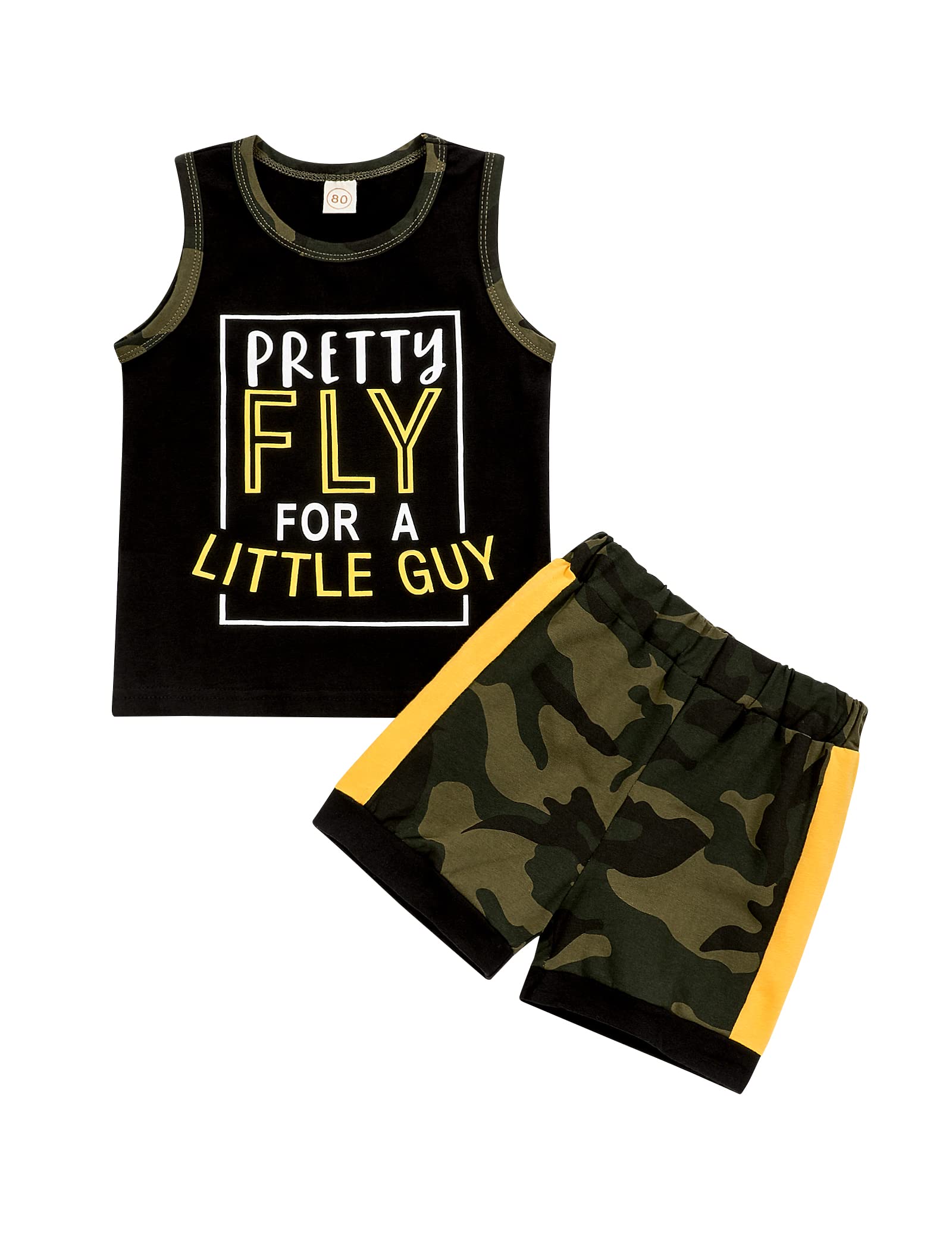 Stylish Toddler Baby Boy Clothes Set - Sleeveless Striped Top & Shorts Outfit for Summer | Perfect for Playdates, Beach Trips & Outdoor Adventures