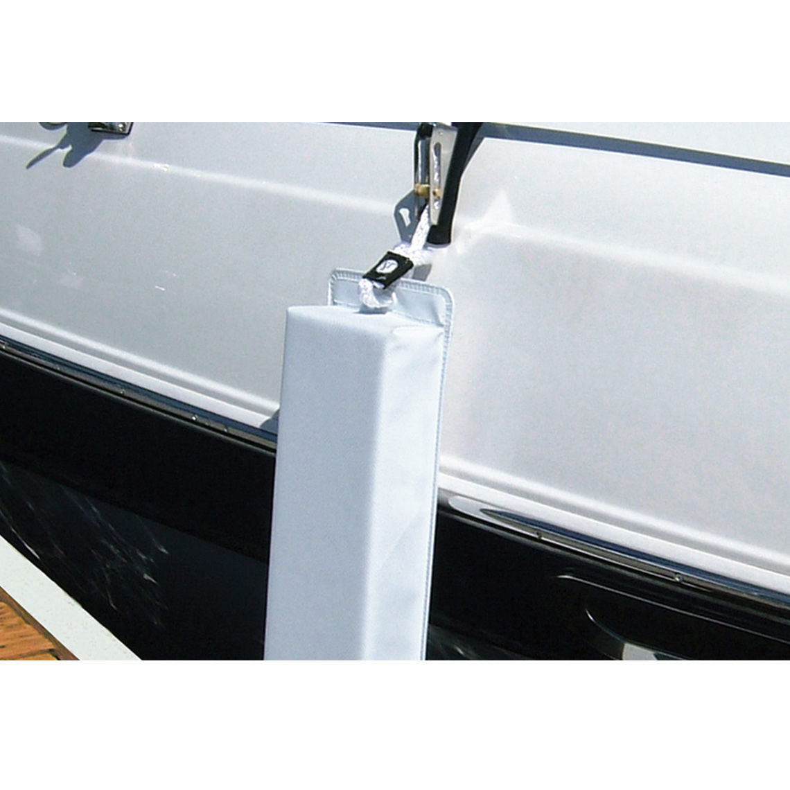 Premium Hull Saver Vinyl Covered Flat Fender - Large Size for Boat Protection | Perfect for Docking, Mooring & Marine Use