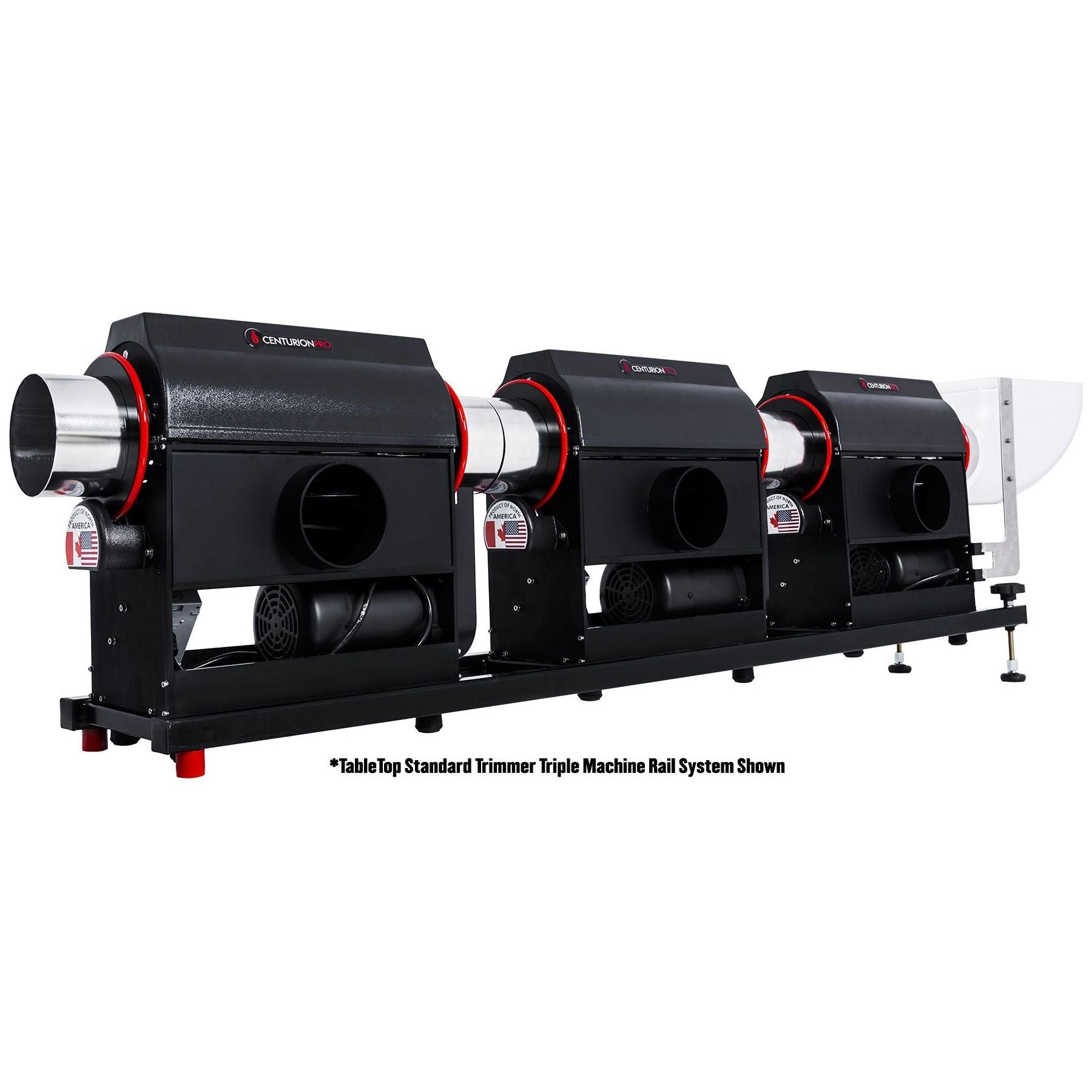 CenturionPro Tabletop Pro Triple Bud Trimming System - Efficient & Precise Cannabis Trimming Machine for Home Growers & Small Farms (Perfect for Drying, Curing & Harvesting)