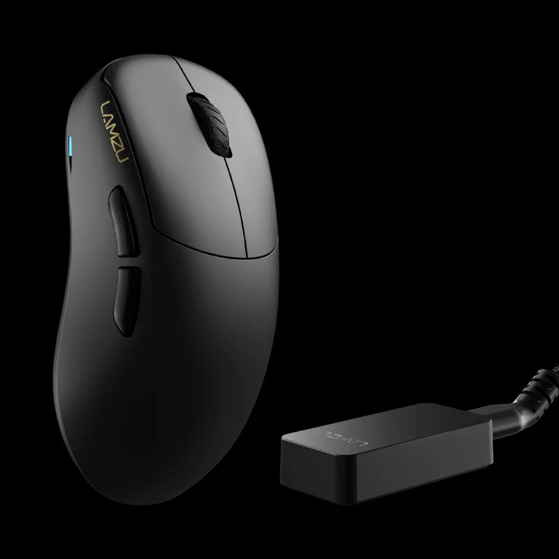 Lamzu Thorn 4K Wireless Gaming Mouse - Black (4K Dongle Included) | Ergonomic Design for FPS, MOBA & MMO Gaming | Perfect for PC & Laptop Gamers