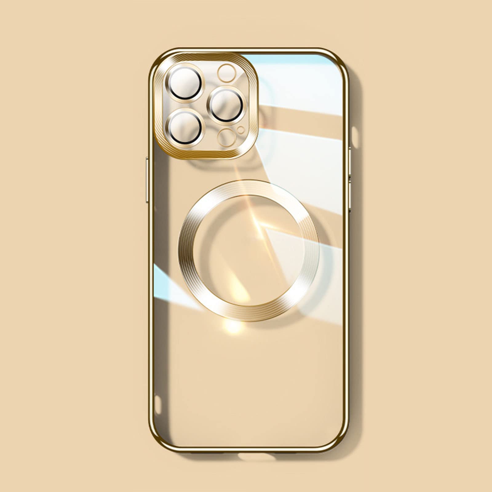 Casebx New Version 2.0 iPhone 13 Camera Lens Protector Case - Gold | Scratch-Resistant, HD Clarity | Perfect for Outdoor Adventures & Daily Protection