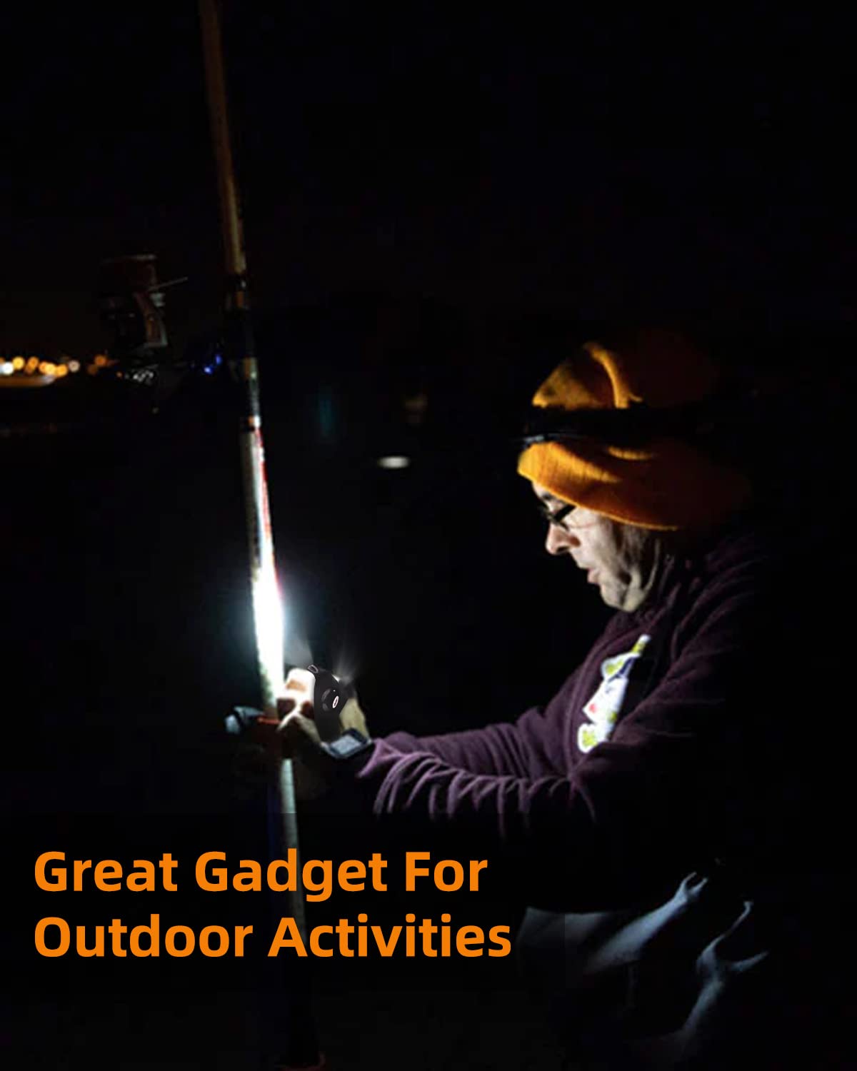 Maxesla LED Flashlight Gloves - Best Hands-Free Lighting for Men, Perfect Father's Day & Birthday Gift - Ideal for Camping, Fishing, Repair Work, Nighttime Mechanics & Outdoor Adventures