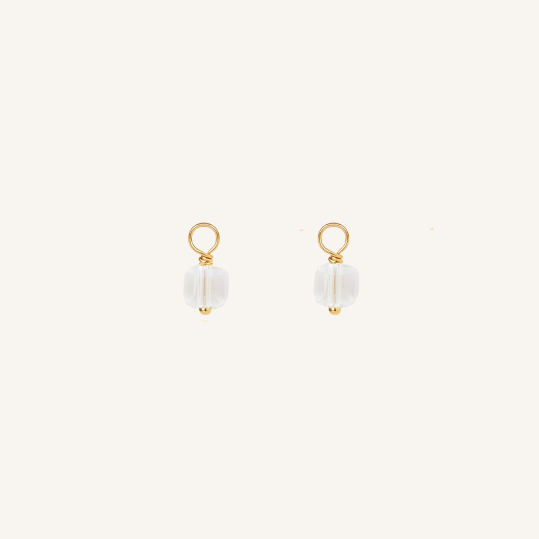 Spark Hoop Charm Earrings Set of 2 - Sterling Silver Minimalist Hoop Earrings for Women - Perfect for Everyday Wear, Gifts & Special Occasions
