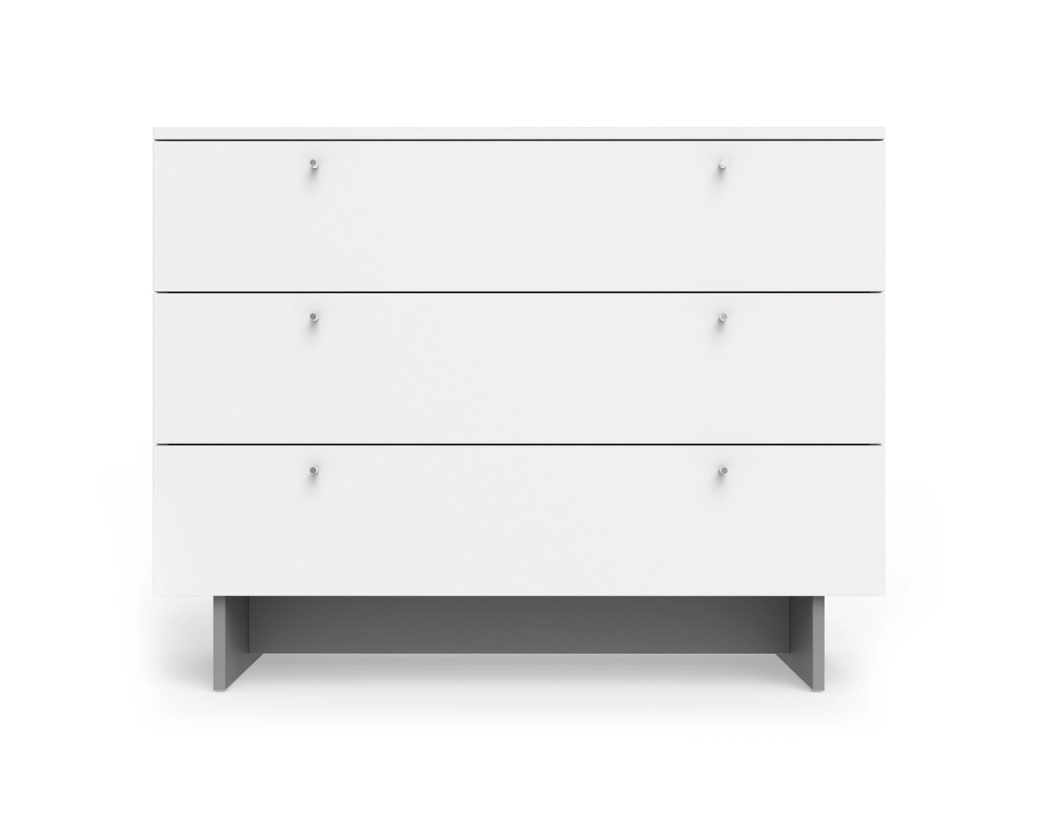 Spot On Square Roh Dresser 45 Inch Wide - Modern Minimalist Bedroom Dresser with 6 Drawers, White Finish - Perfect for Bedroom Storage, Closet Organization & Home Decor