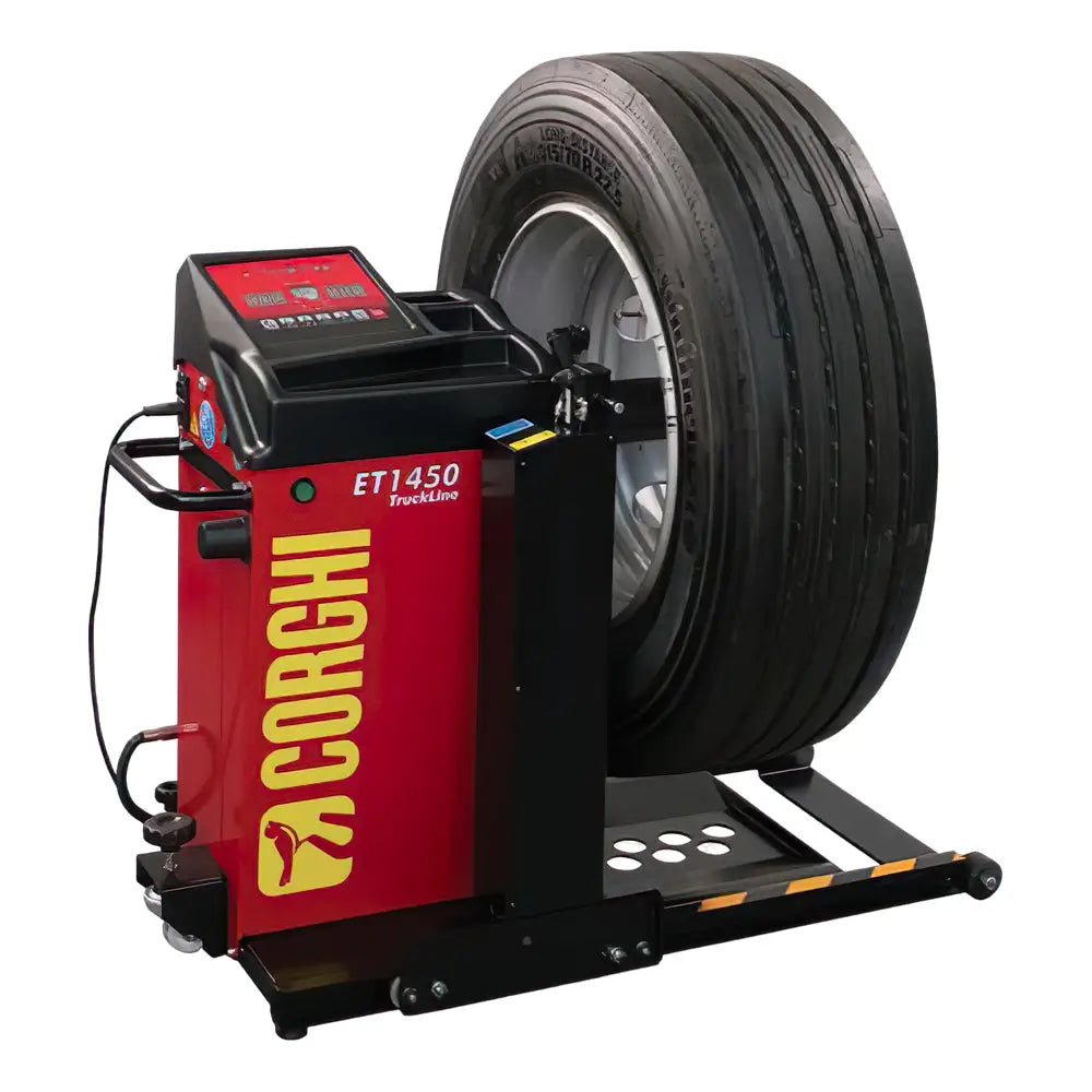 Corghi ET1450 WL HD Truck Wheel Balancer with Wheel Lift - Heavy Duty Commercial Truck Tire Balancing Machine for Auto Repair Shops & Fleet Maintenance