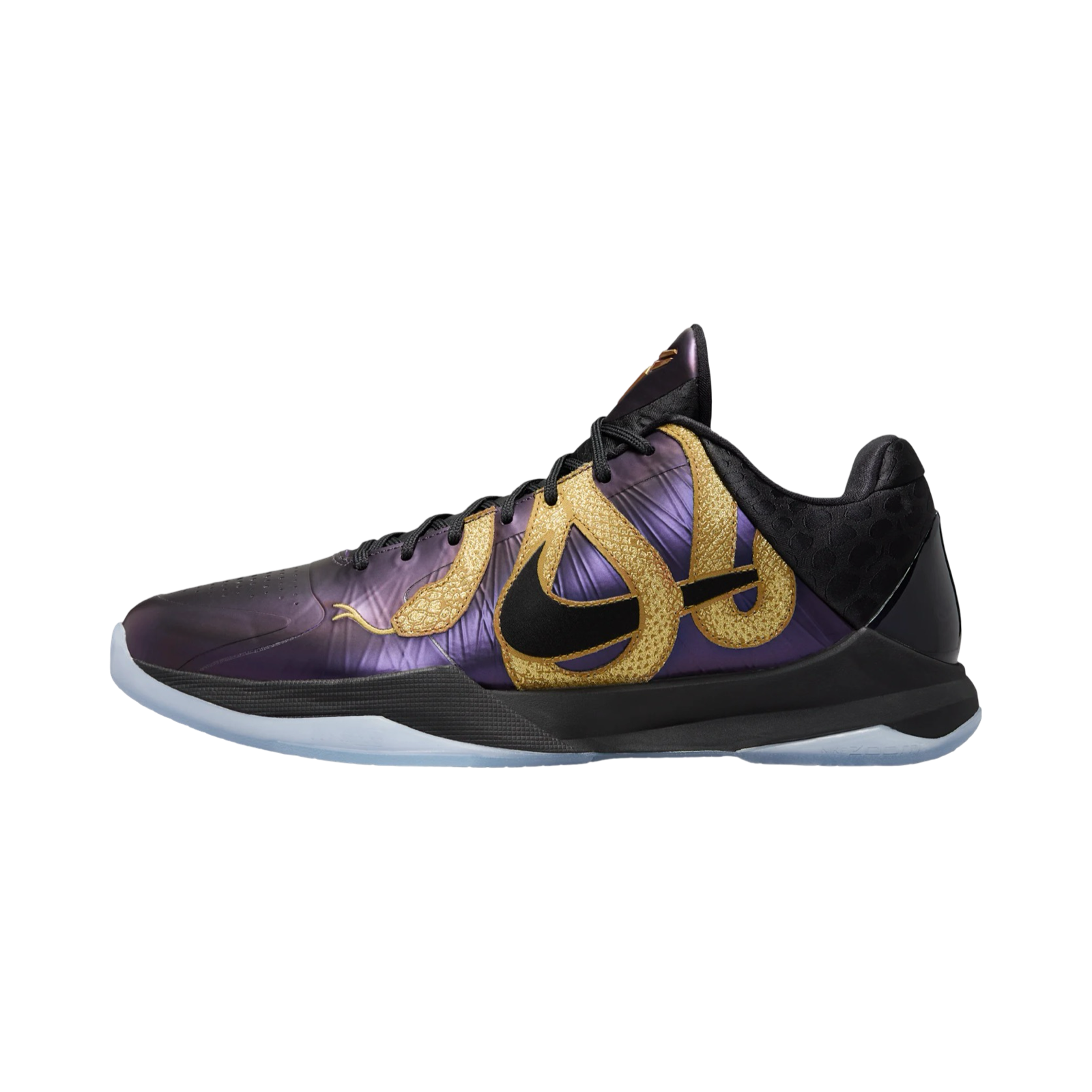 Nike Kobe 5 Protro Basketball Shoes - Eggplant/Black/Metallic Gold - High-Performance Court Sneakers for Men | Perfect for Indoor & Outdoor Games, Training, and Casual Wear