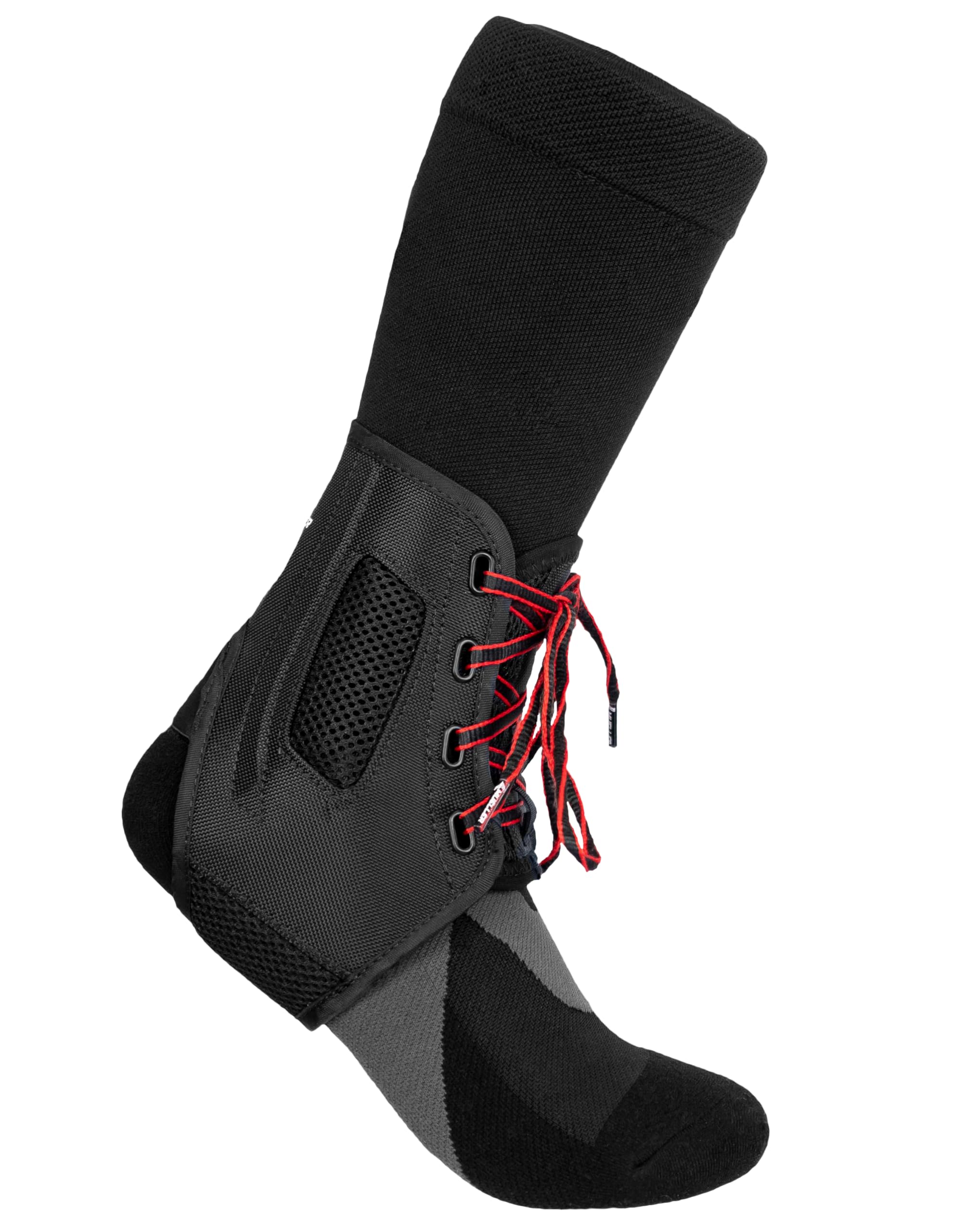 Mueller ATF 3 Ankle Brace - Black, Size M - Adjustable Support for Sprains, Arthritis & Injury Recovery - Ideal for Running, Basketball & Active Lifestyles