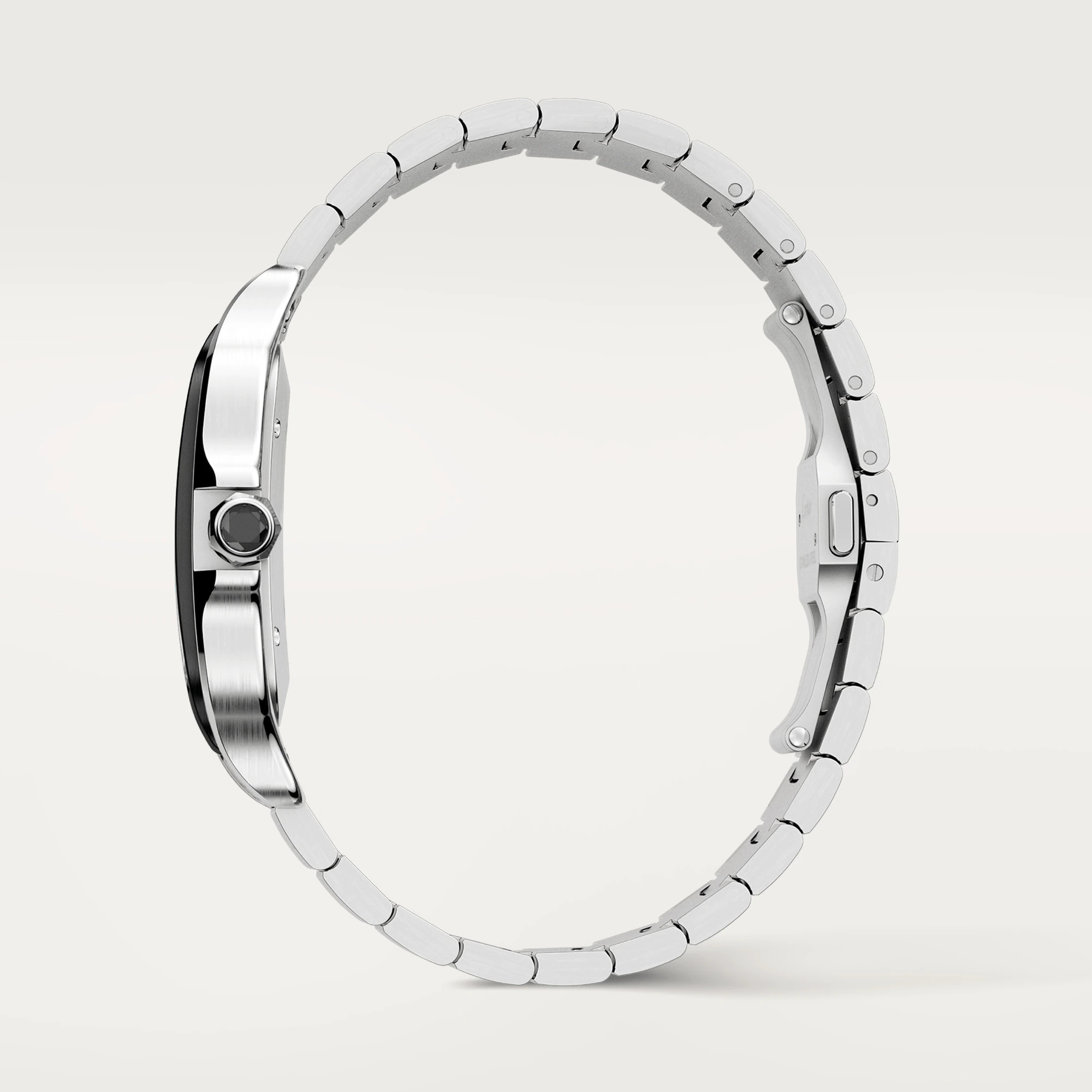 Cartier Santos Stainless Steel Men's Watch - Luxury Swiss Automatic Timepiece for Business & Formal Occasions