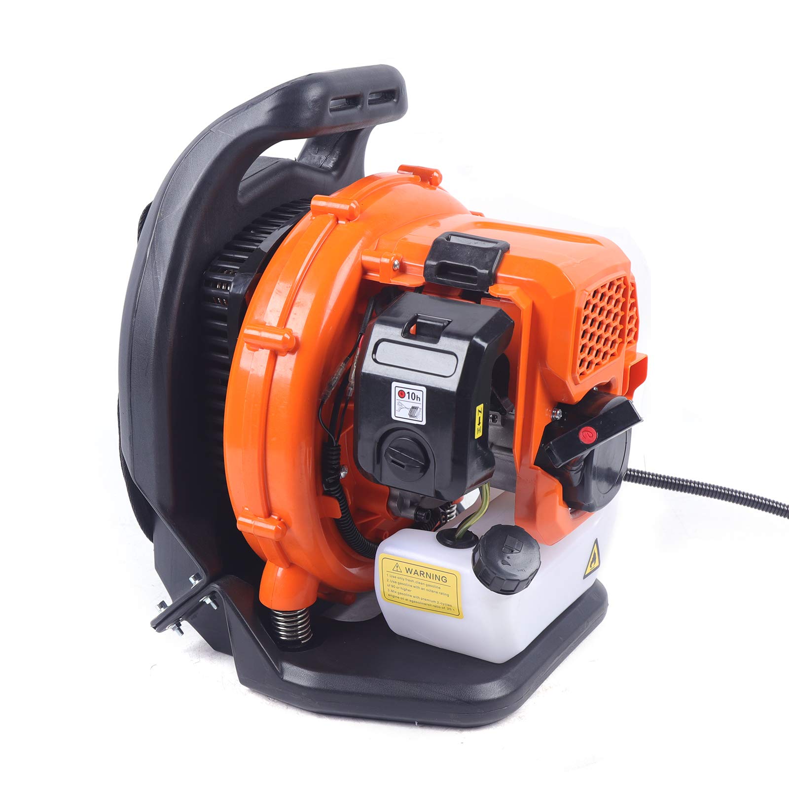 42.7CC 2-Stroke Gas Powered Backpack Leaf Blower - Commercial Grade Yard Blower for Landscaping, Lawn Care & Fall Leaf Cleanup