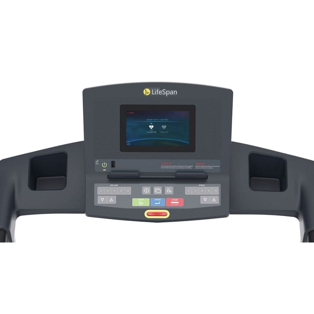 LifeSpan Fitness TR2000i Folding Treadmill - Compact Home Gym Equipment for Running & Walking | Perfect for Small Spaces & Home Workouts