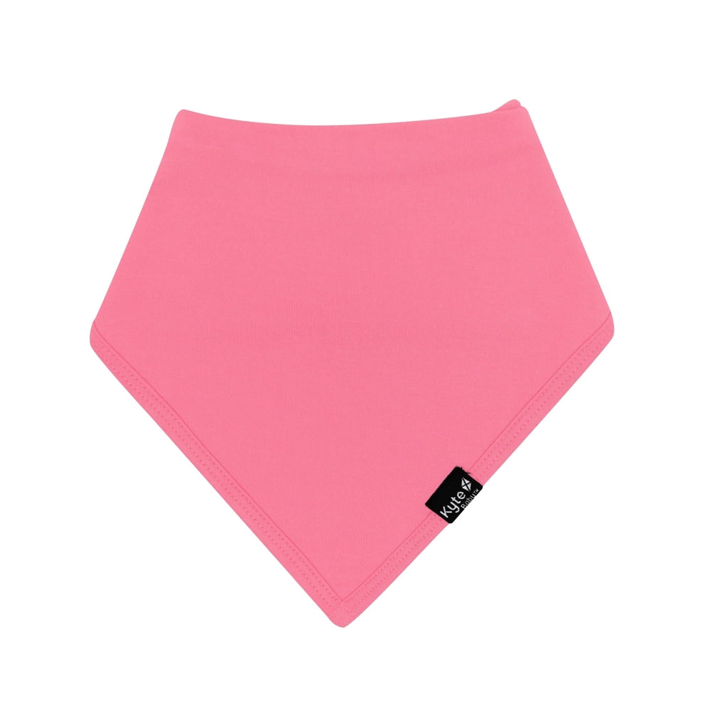 Kyte Baby Bib in Guava - Soft Organic Cotton Drool Bibs for Infants & Toddlers - Perfect for Feeding, Teething, and Messy Playtime