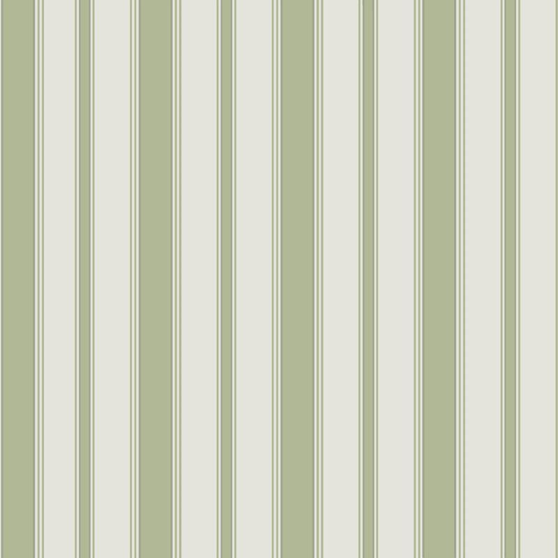 Cole and Son Cambridge Stripe Wallpaper - Leaf Green Design for Living Room, Bedroom & Home Decor | Premium British Wallpaper for Stylish Interiors