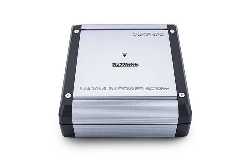 Kenwood KAC-D3104 4-Channel Class D Car Amplifier - High Power Audio for Cars, Trucks & SUVs - Perfect for Upgrading Your Vehicle Sound System