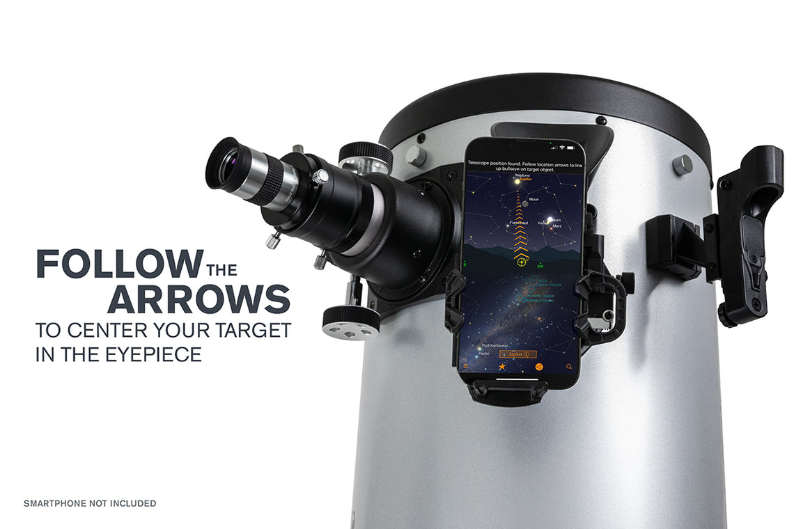 StarSense Explorer 8 Smartphone App Enabled Dobsonian Telescope - Stargazing for Beginners & Astronomy Enthusiasts - Perfect for Backyard Observation & Night Sky Exploration