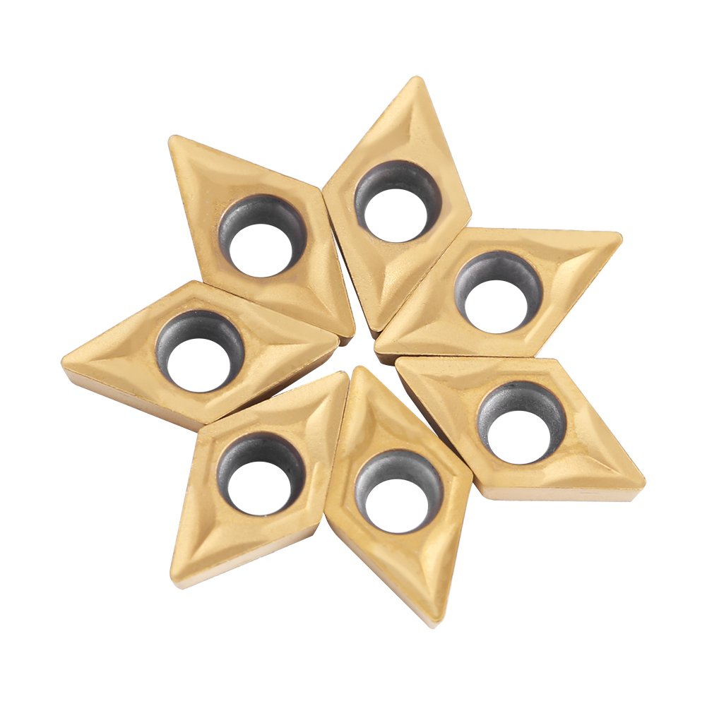10pcs CNC Carbide Inserts, Turning Tool Lathe Cutter Blades, Tungsten Carbide Milling Cutters for Stainless Steel Finishing & Semi-Finishing - Perfect for Metalworking, DIY Projects, and Industrial Machining