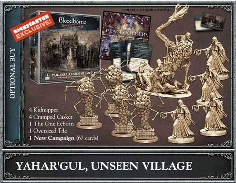 Bloodborne The Board Game: Yahar'Gul Unseen Village Expansion - Horror Strategy Game for Adults & Teens - Perfect for Game Nights & Halloween Parties