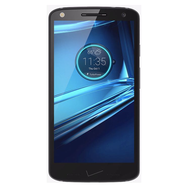 Motorola Droid TURBO 2 Unlocked Smartphone - White Soft Grip Case - Verizon Compatible - CDMA Network - Perfect for Business & Travel Use