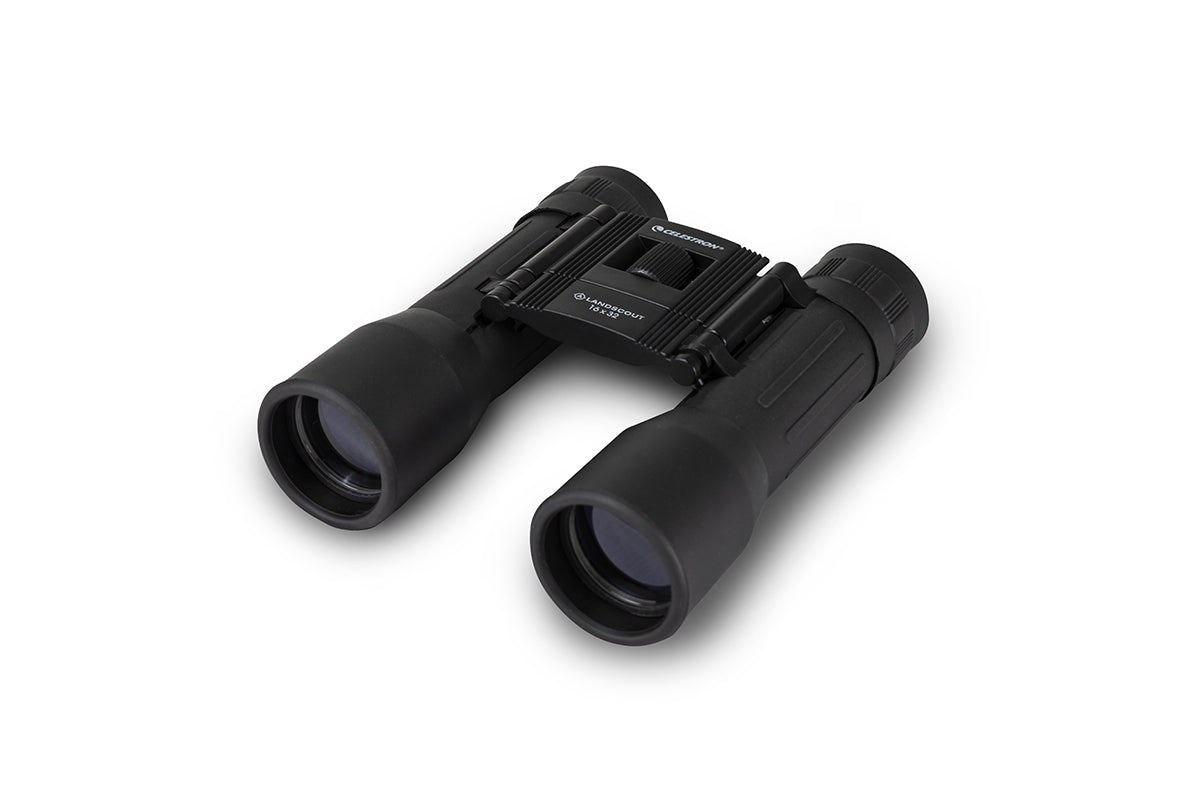 LandScout 16x32mm Roof Binoculars - Compact & Lightweight Clamshell Design for Bird Watching, Hiking, and Outdoor Adventures
