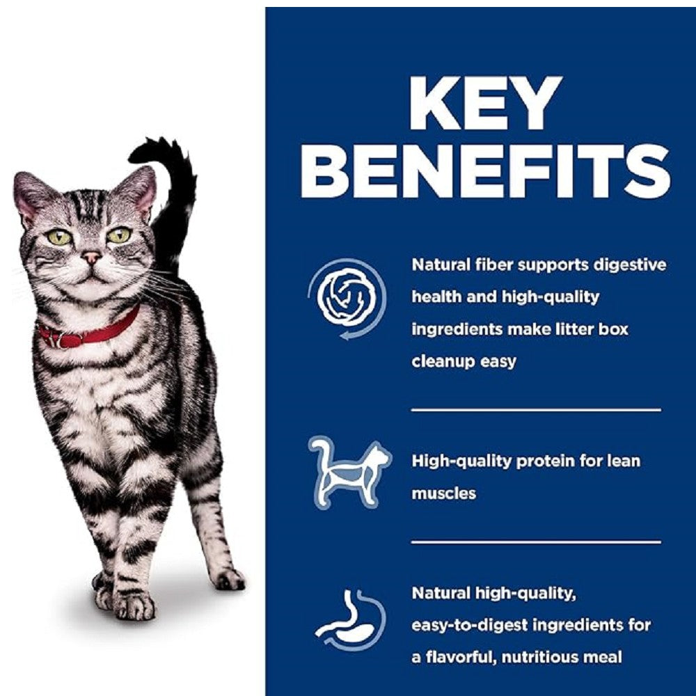 Hill's Science Diet Adult Indoor Cat Food - Chicken Recipe Dry Food for Indoor Cats, Supports Healthy Weight & Digestion - Perfect for Daily Feeding & Indoor Lifestyle