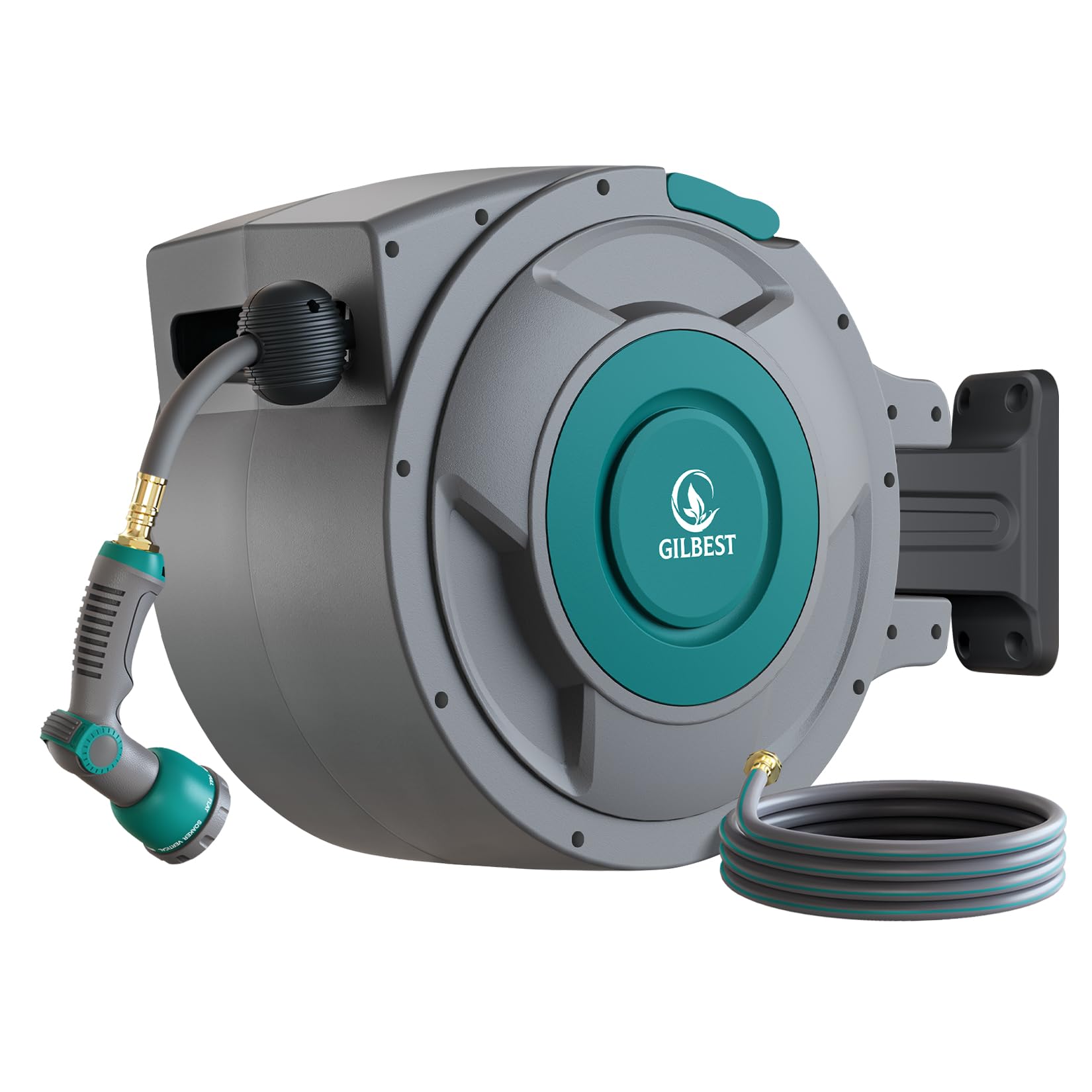 Heavy Duty Retractable Garden Hose Reel 1/2