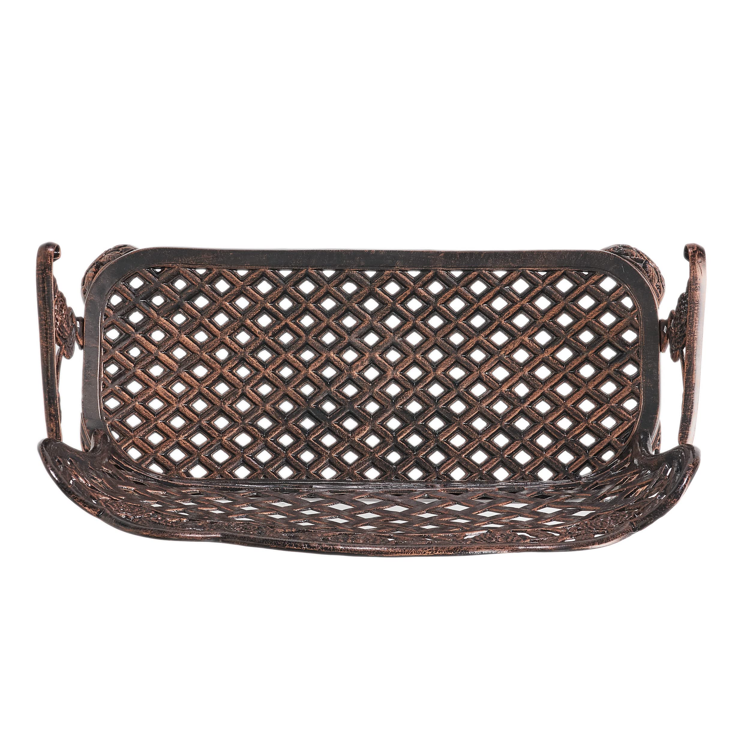 Lucia Outdoor Garden Bench - Weather-Resistant Wooden Patio Seating for Backyard, Porch, and Deck - Perfect for Relaxing and Entertaining Outdoors