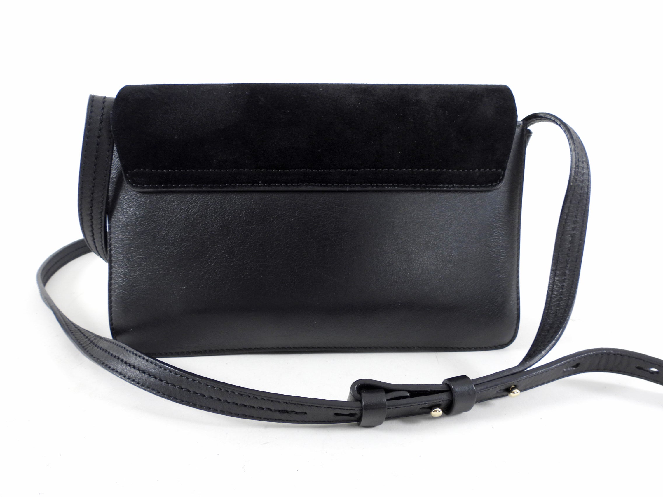 Chloe Faye Small Black Leather Crossbody Bag for Women | Stylish Shoulder Purse | Perfect for Work, Travel & Evening Out