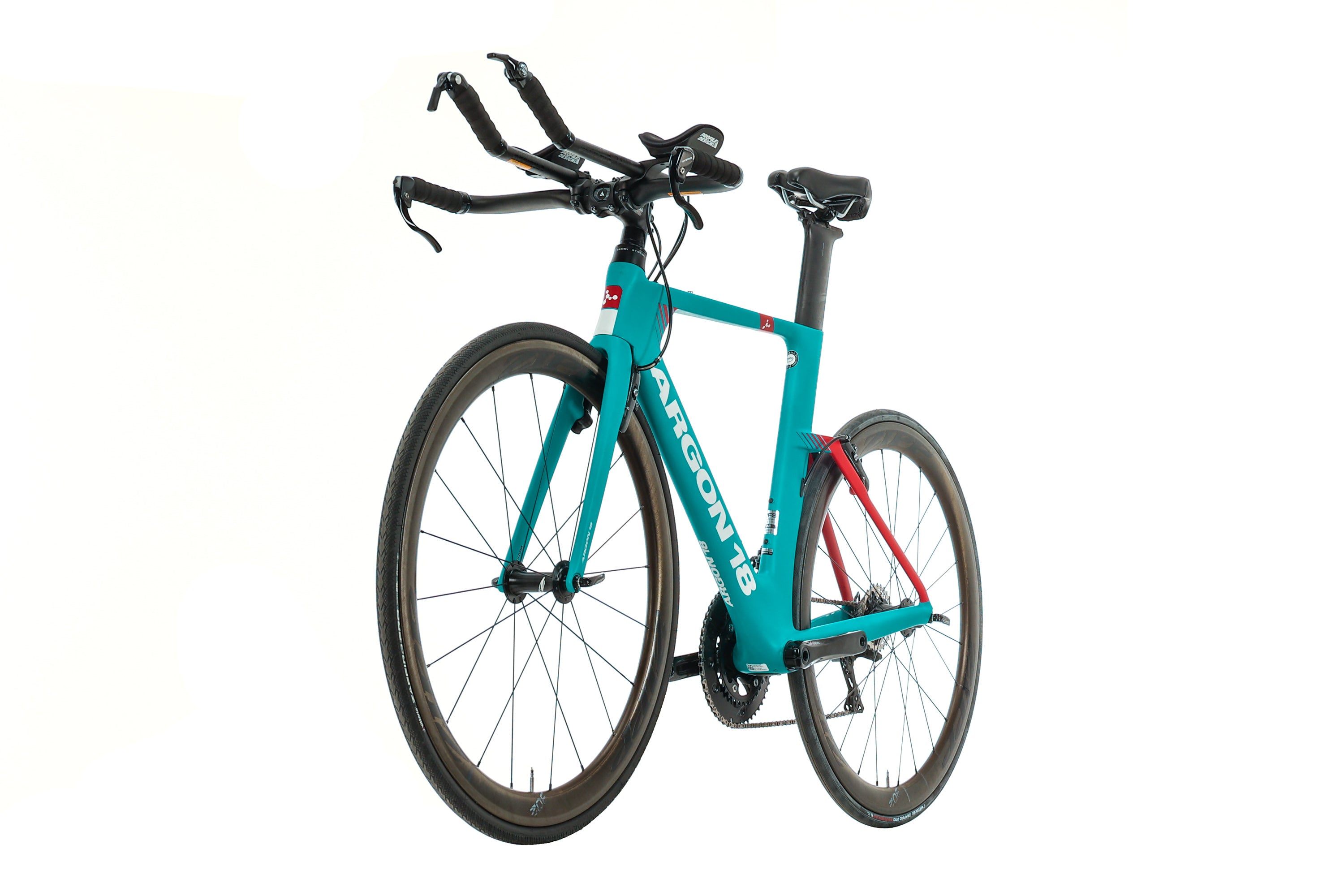 Argon 18 E 117 Tri Ultegra Time Trial Bike 2019 - Medium Size Carbon Road Racing Bicycle for Triathlon & Competitive Cycling