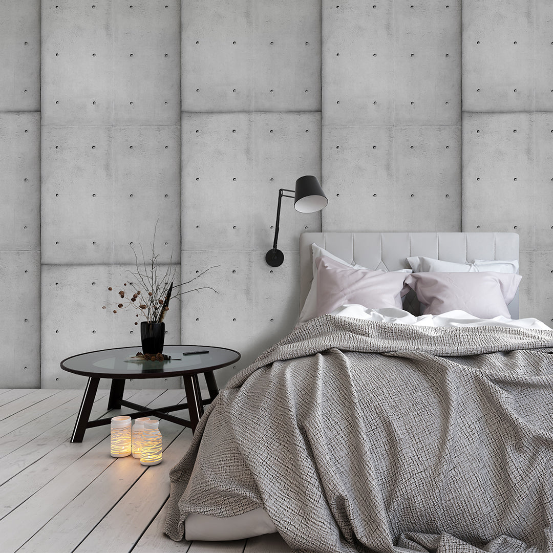 Gray Concrete Cement Wall Mural CCM096 - Modern Textured Wall Art for Home & Office Decor | Perfect for Living Rooms, Bedrooms, and Commercial Spaces