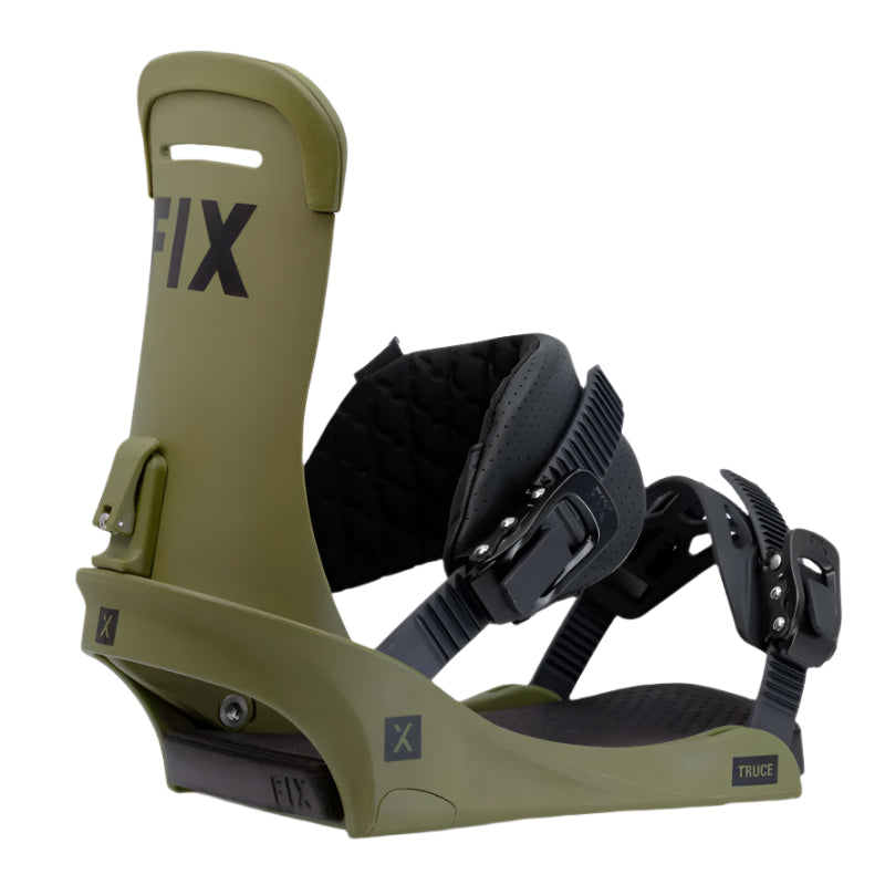 2024 Fix Truce Snowboard Bindings - High-Performance Snowboard Bindings for All-Mountain & Freestyle Riding - Perfect for Powder, Park & Backcountry Adventures