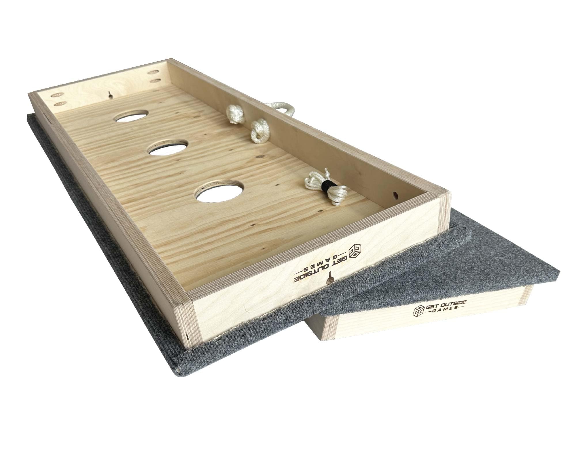 Premium 3 Hole Washer Toss Game Set - Outdoor Yard Toss Game for Backyard, Picnic, Camping & Tailgating Parties