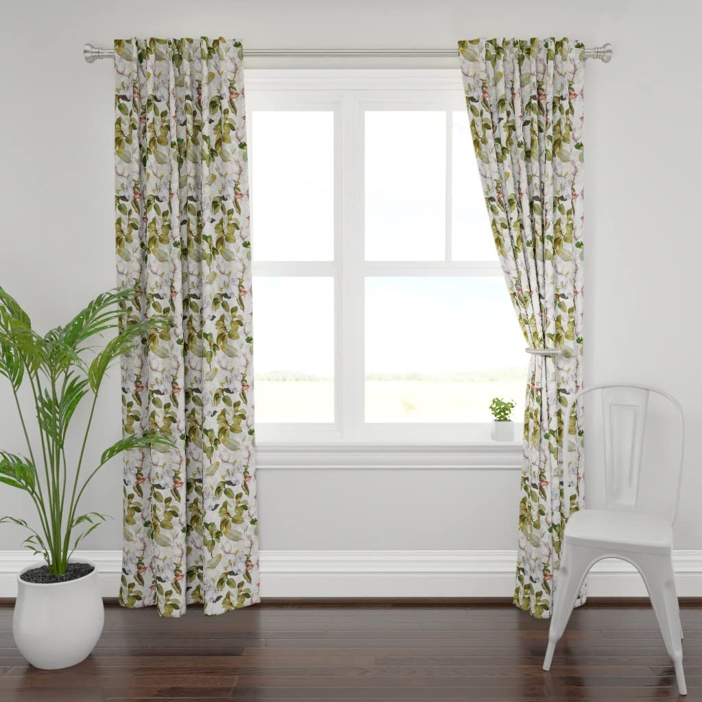 Custom Cypress Cotton Canvas Curtain Panel 108