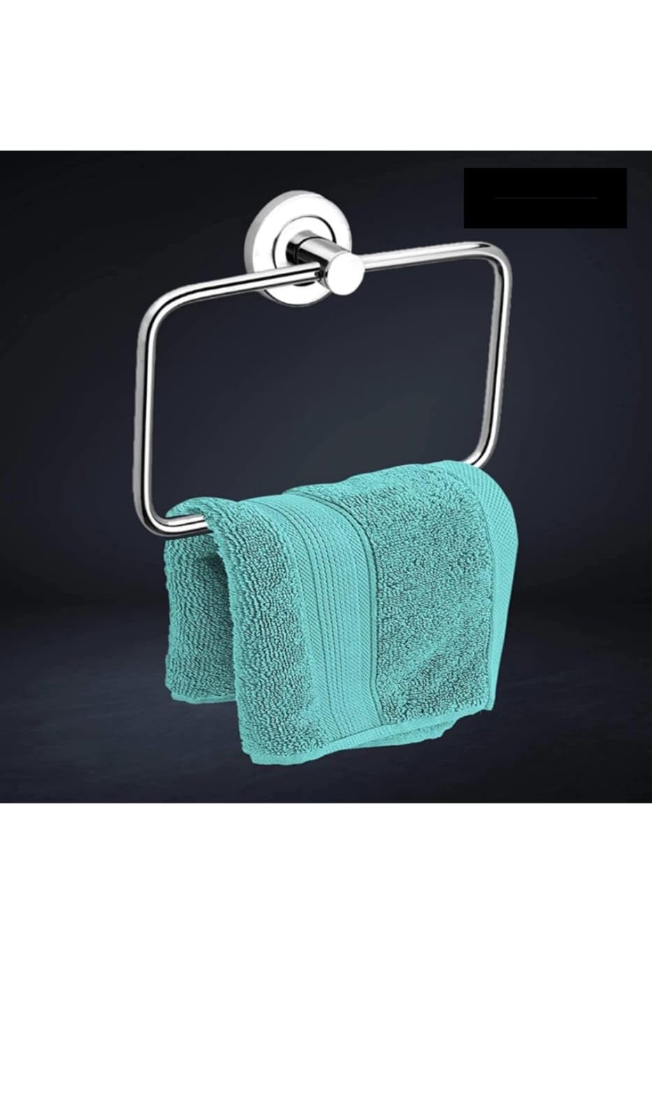 Stainless Steel Towel Ring Holder - Chrome Finish Napkin & Towel Hanger for Bathroom, Kitchen, Washbasin - Home & Hotel Decor (1-Pack) | Perfect for Organizing Hand Towels in Bathrooms & Kitchen Linens