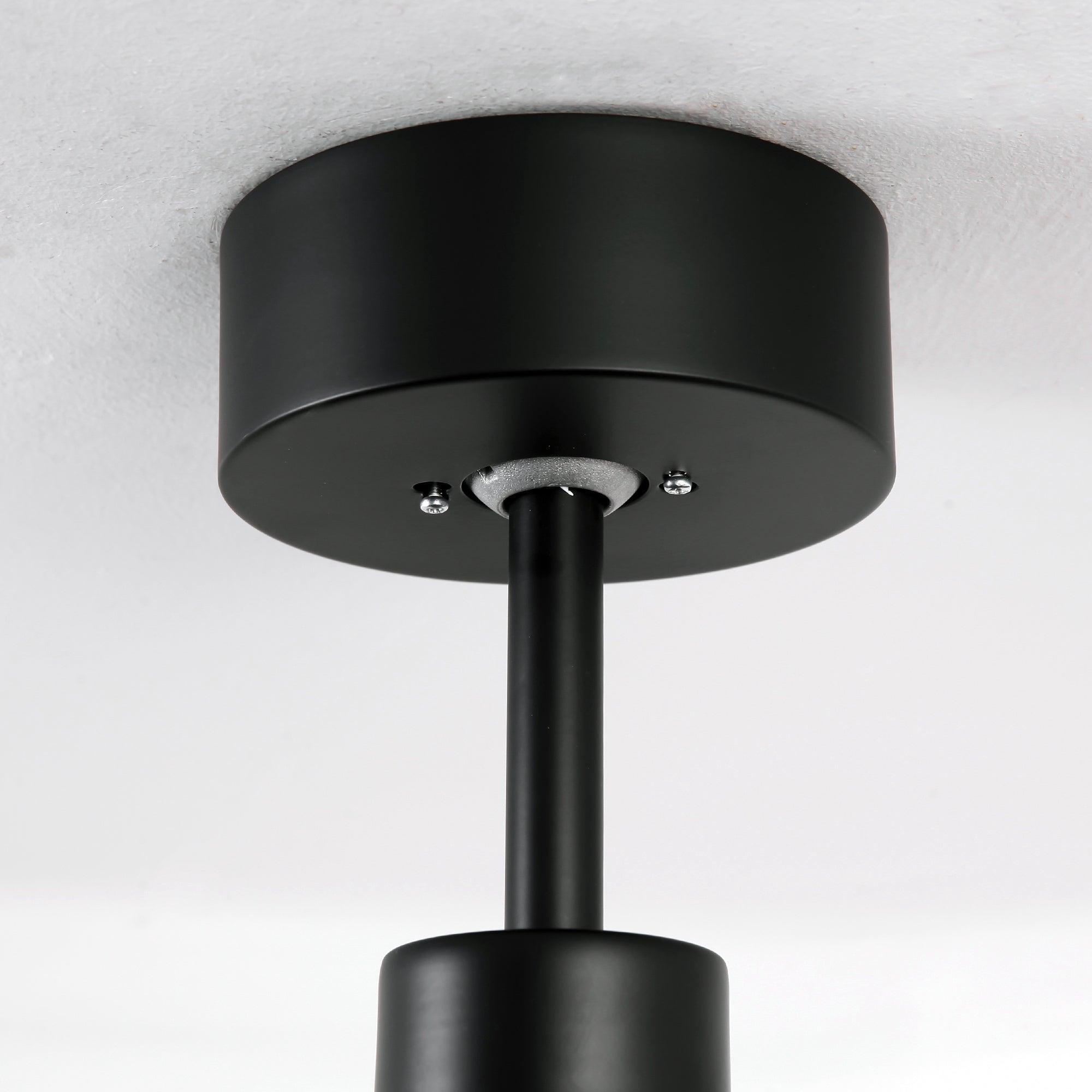 52 Inch Bernice DC Motor Industrial Ceiling Fan with LED Light and Remote Control - Perfect for Warehouses, Garages, and Large Spaces