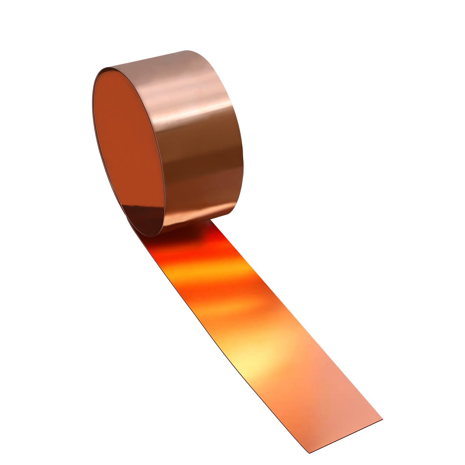 Premium Copper Sheet Roll 1000x50x0.6mm - Heavy Duty Copper Flashing for Roofing, Gutters & DIY Projects | Weatherproof Metal for Home Repair, Crafting & Metalworking