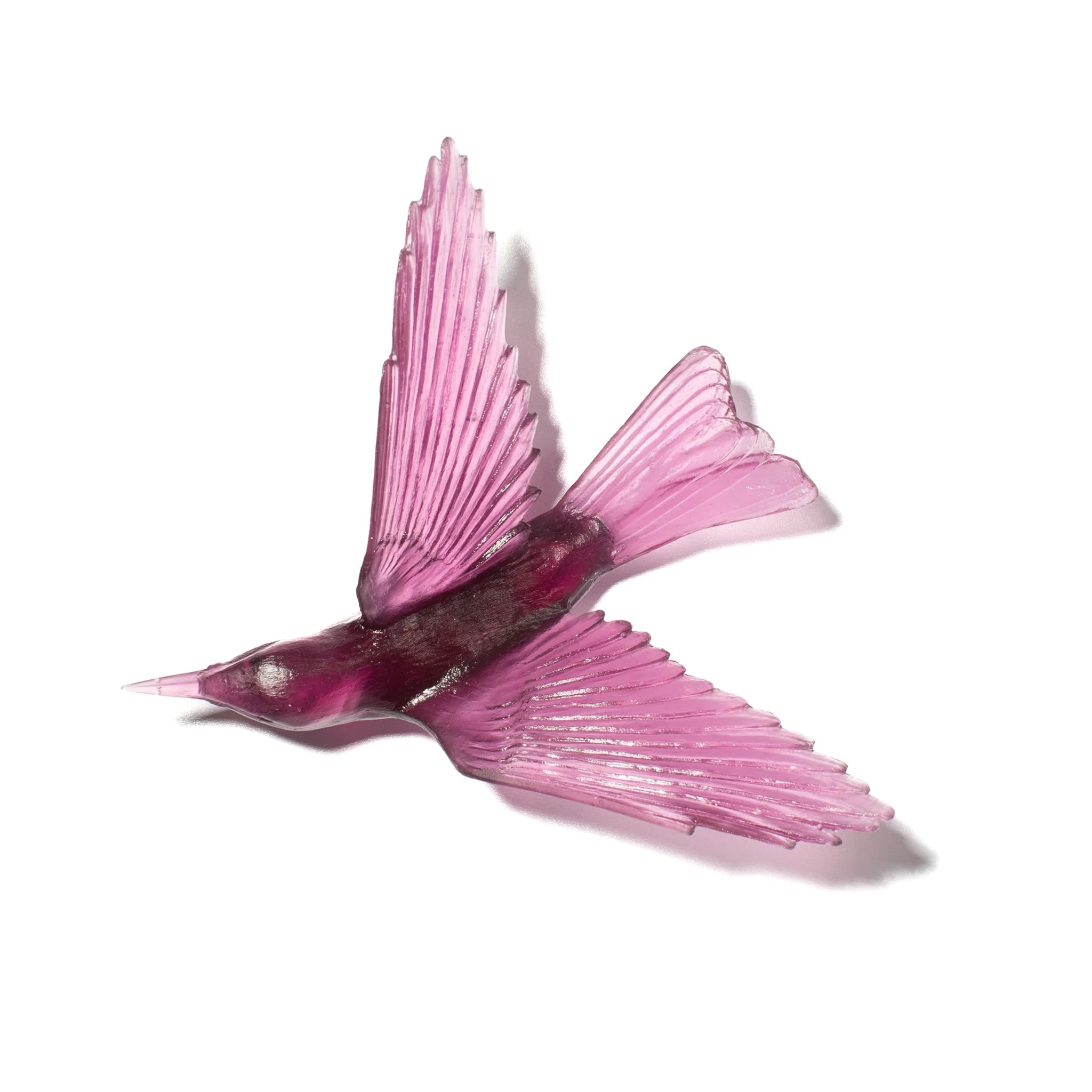 Handcrafted Glass Korimako Bellbird Wall Sculpture | Unique Home Decor by Luke Jacomb Studio | Perfect for Living Room, Bedroom & Office Wall Art