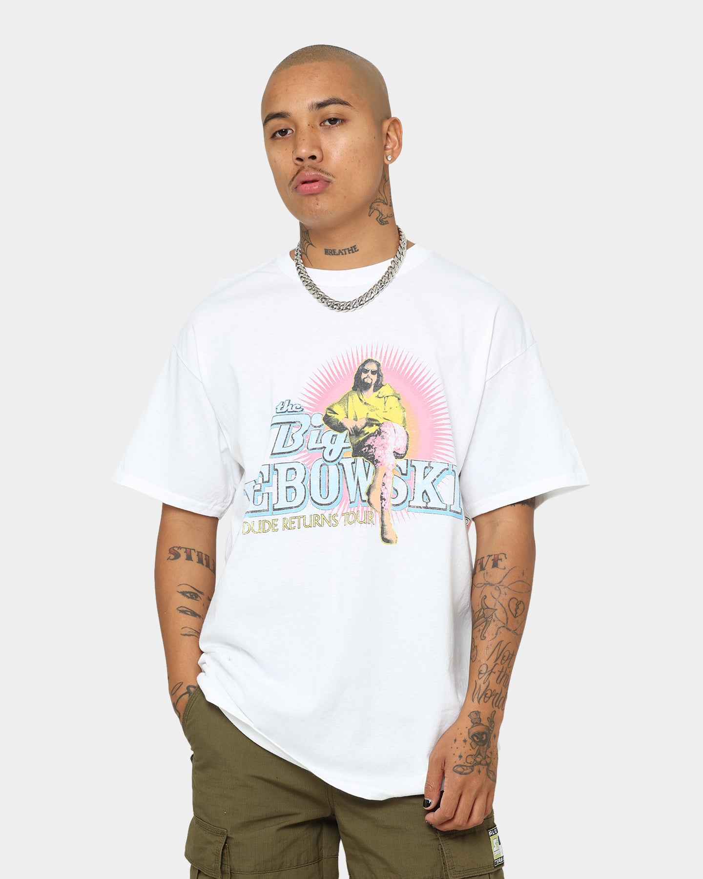 The Big Lebowski T-Shirt - White Cotton Vintage Tee | American Thrift Inspired | Perfect for Movie Fans & Casual Wear