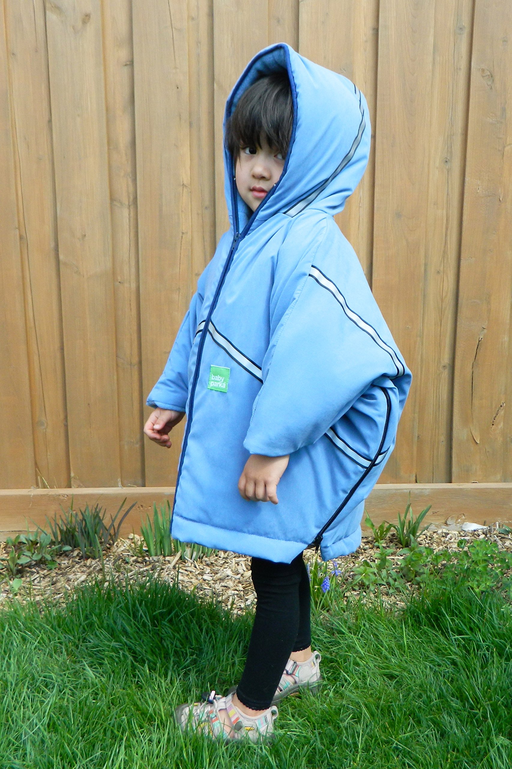 Blue Toddler Car Seat Cover - Soft & Warm Winter Coat for Baby Car Seat Protection - Perfect for Cold Weather, Travel, and Outdoor Adventures