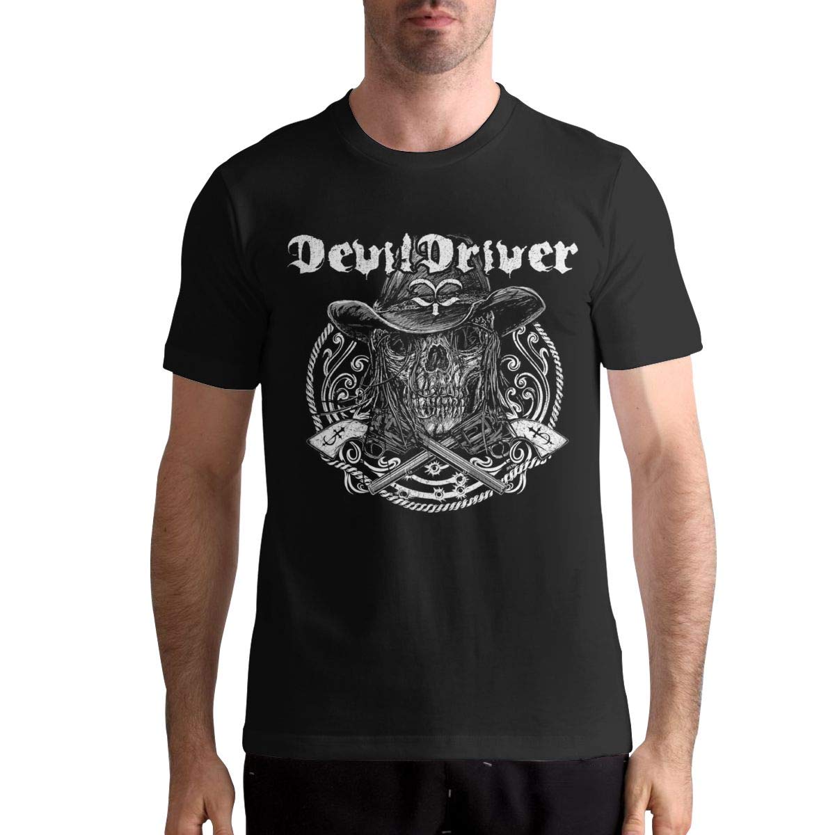 Men's Vintage Band Graphic Short Sleeve T-Shirt - Rock Music Tee for Concerts & Casual Wear
