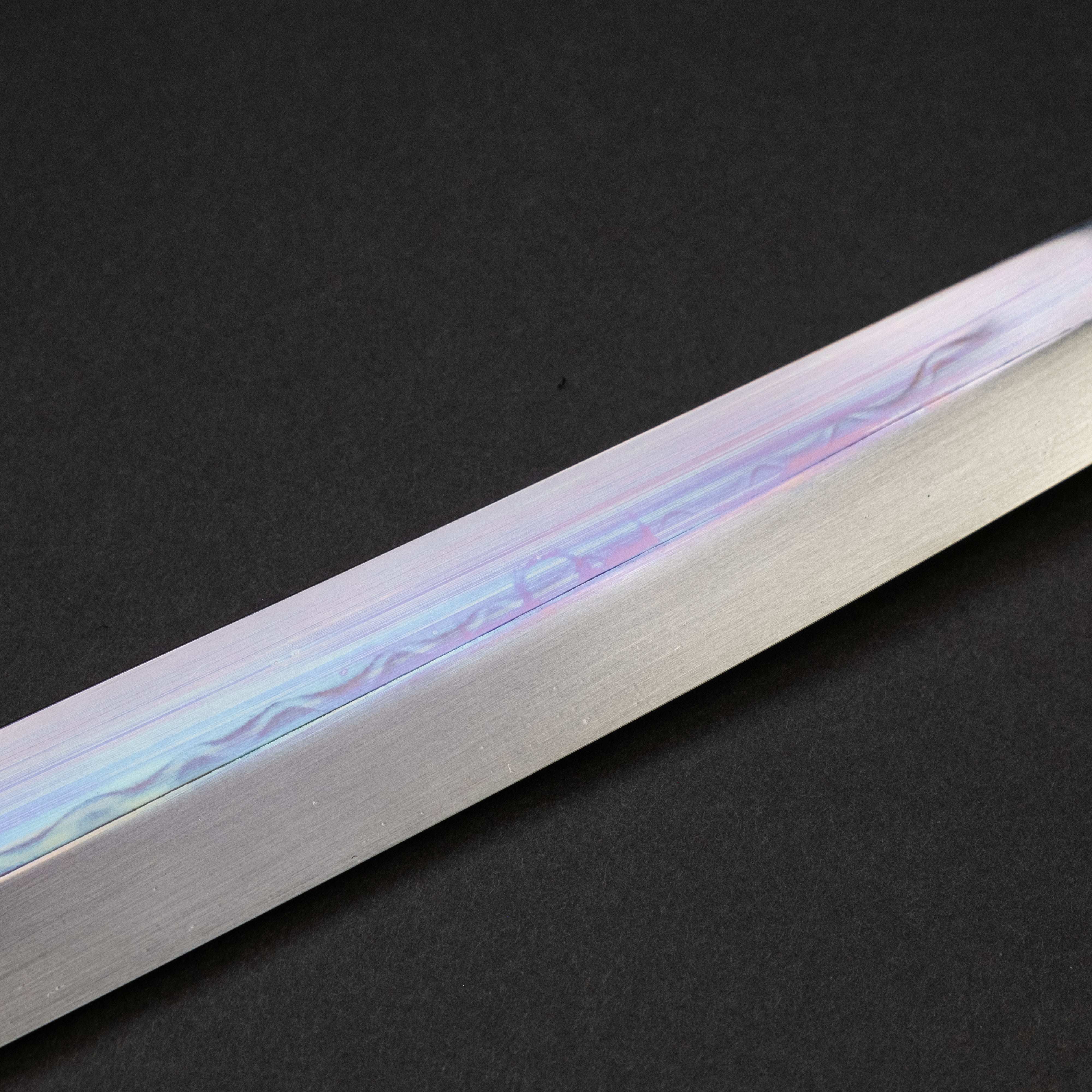 Hitohira Togashi White #1 Mizu Honyaki Yanagi Sakimaru 330mm Japanese Chef Knife with Taihei Ebony Handle & Saya - Perfect for Sushi, Sashimi and Precision Cutting