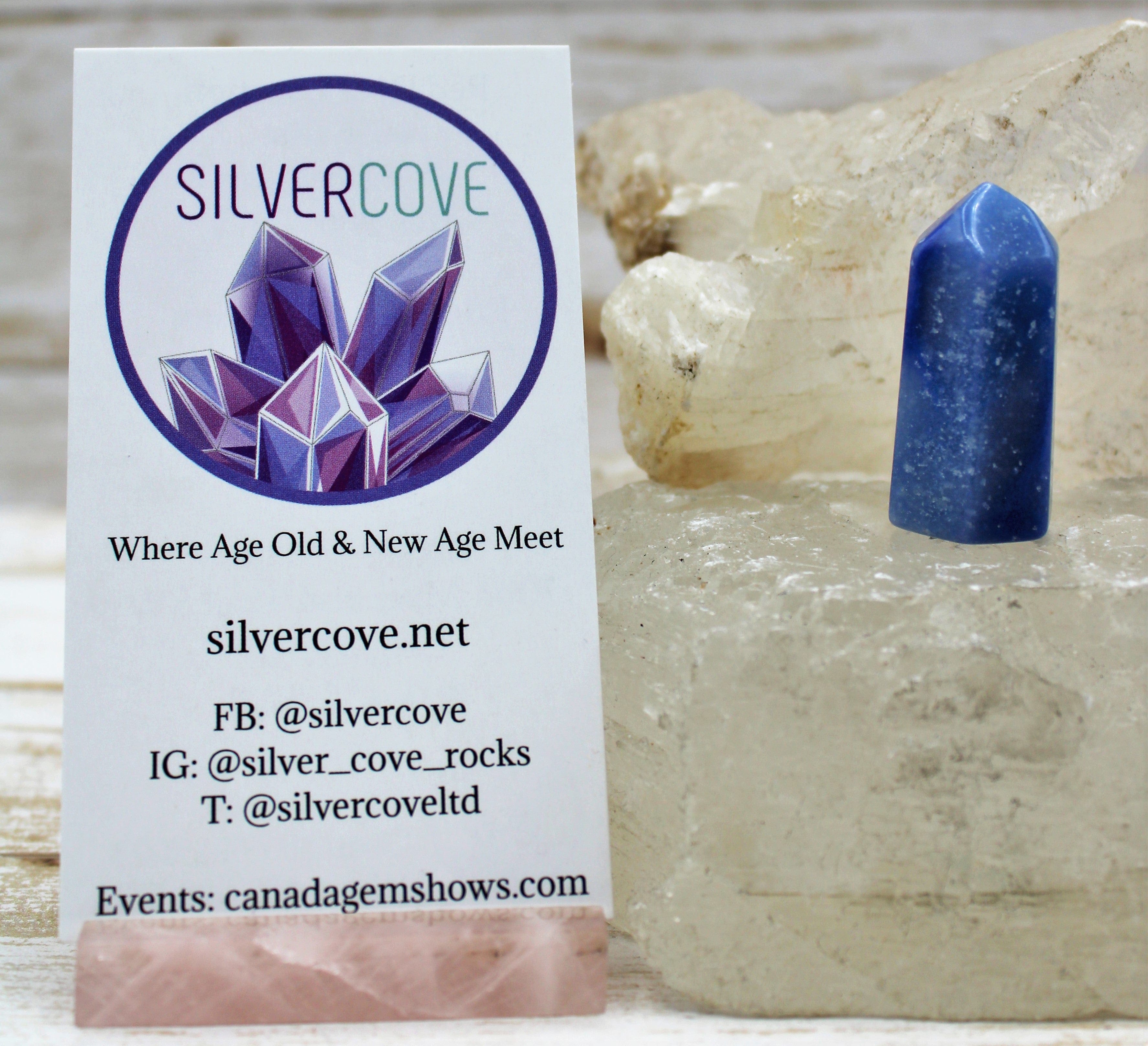Blue Quartz Crystal Tower - Natural Healing Stone for Meditation, Home Decor & Positive Energy - Perfect for Yoga, Feng Shui & Spiritual Gifts