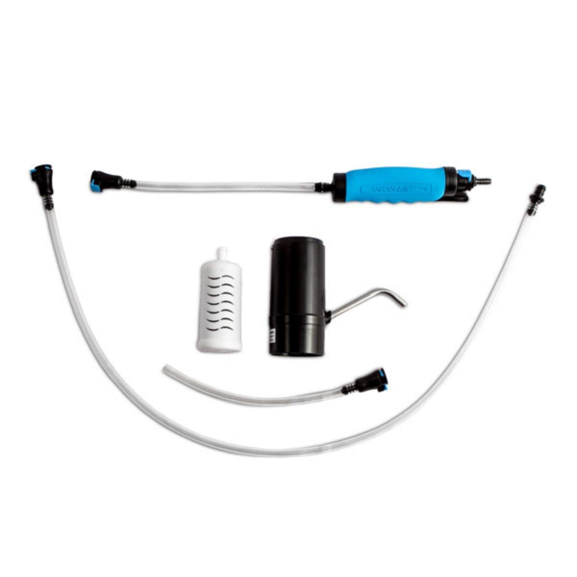 **55 Gallon Drum Water Filter Pump - AquaDrum Portable Water Purification System for Emergency & Long-Term Storage | Filters Up to 250 Gallons | Ideal for Camping, Survival Kits & Disaster Preparedness**