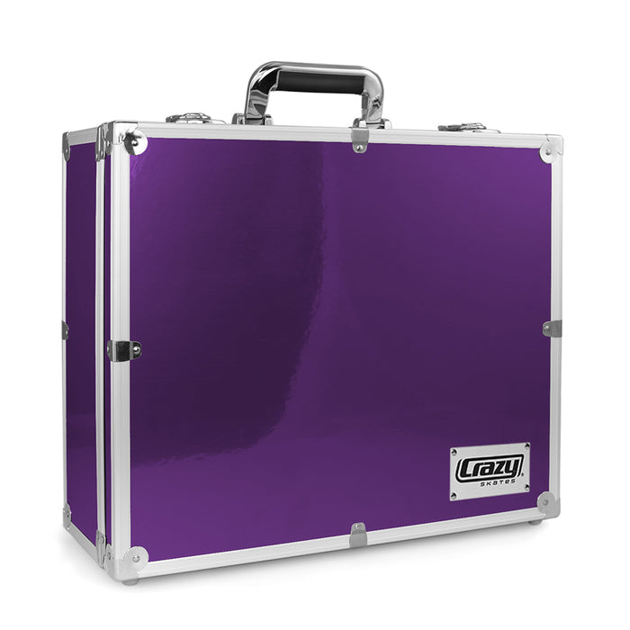 Crazy Skate Aluminum Case - Durable & Lightweight Skateboard Carrying Case for Travel & Storage | Perfect for Skateboarders & Longboarders